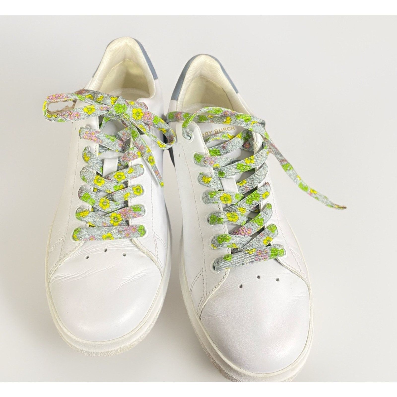 Tory Burch 6 M Tory Burch Howell Court Leather Sneaker In White 81389 Size US 6 / IT 36 - 7 Thumbnail