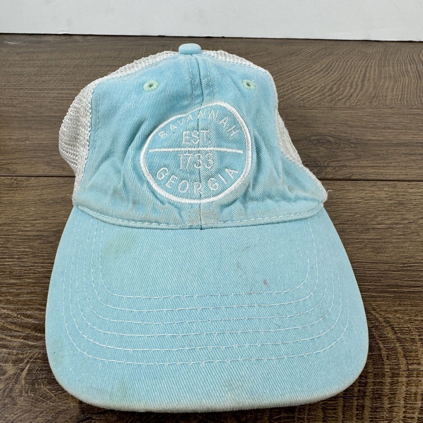 Other Savannah Georgia Hat Georgia Savannah Blue Hat Adjustable Ad Size ONE SIZE - 3 Thumbnail