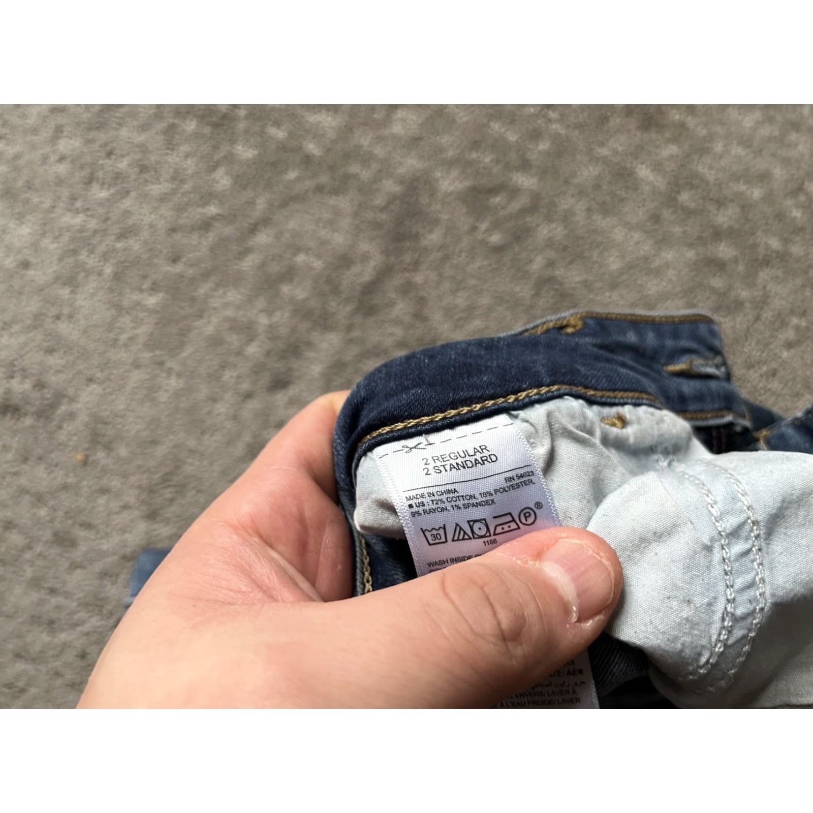 Old Navy VINTAGE Old Navy Womens Rockstar Jeans Womens Size 2 Regular Mid Rise Blue Size 26" / US 2 / IT 38 - 6 Thumbnail