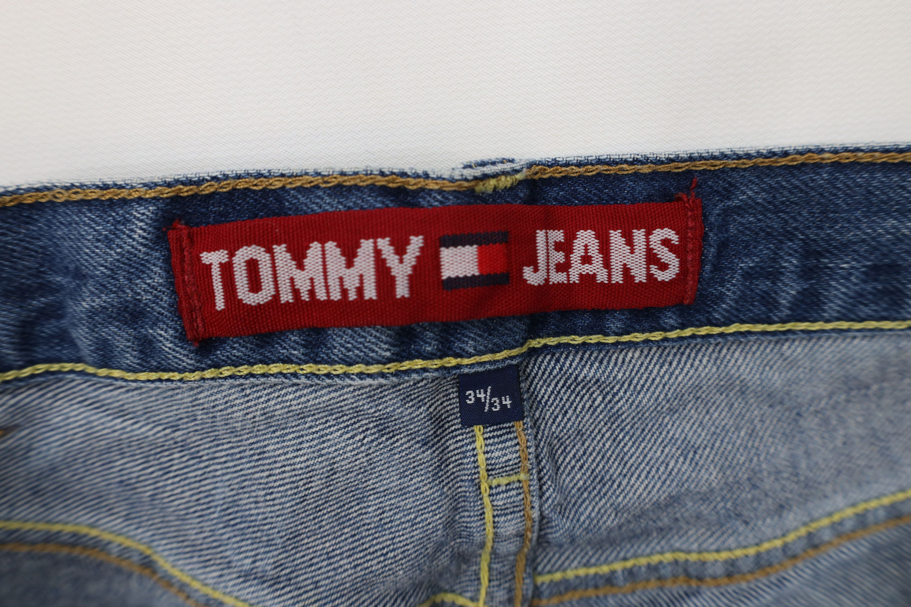 Tommy Hilfiger Vintage 90s Tommy Hilfiger Relaxed Fit Wide Leg Denim Jeans Size US 34 / EU 50 - 7 Thumbnail