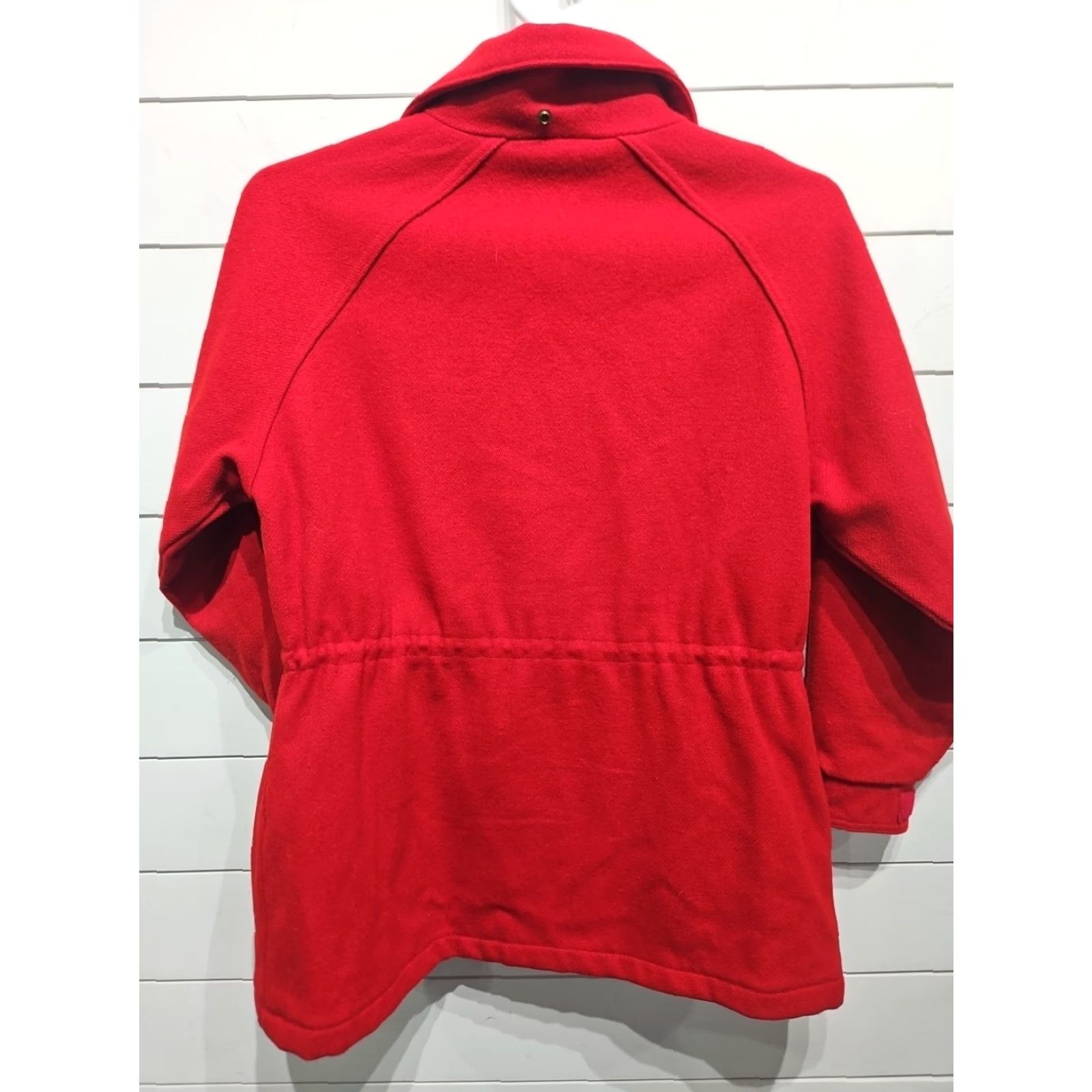 Vintage VINTAGE Woolrich Womens Large Full Zip Jacket Coat Red Wool 1940s 50s USA Woolrich Full Zip Jacket Womens Large Red Wool 1940s 50s Vetigeous? Size L / US 10 / IT 46 - 5 Thumbnail