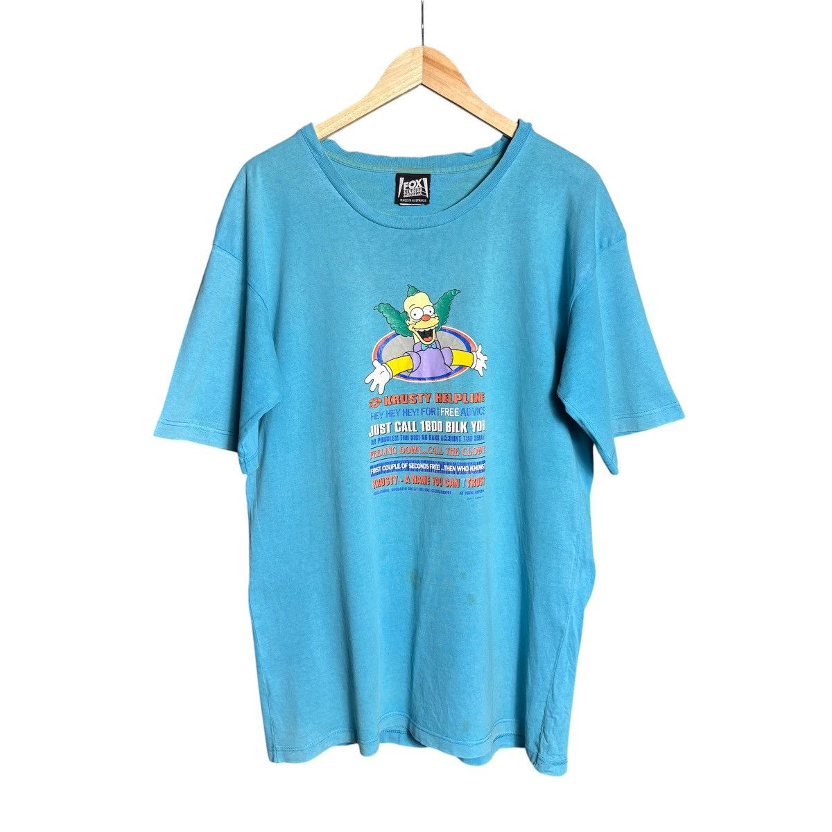 Vintage Vintage 90s Simpson Homer Clown Cartoon Parody Movie T-Shirt Size US L / EU 52-54 / 3 - 1 Thumbnail