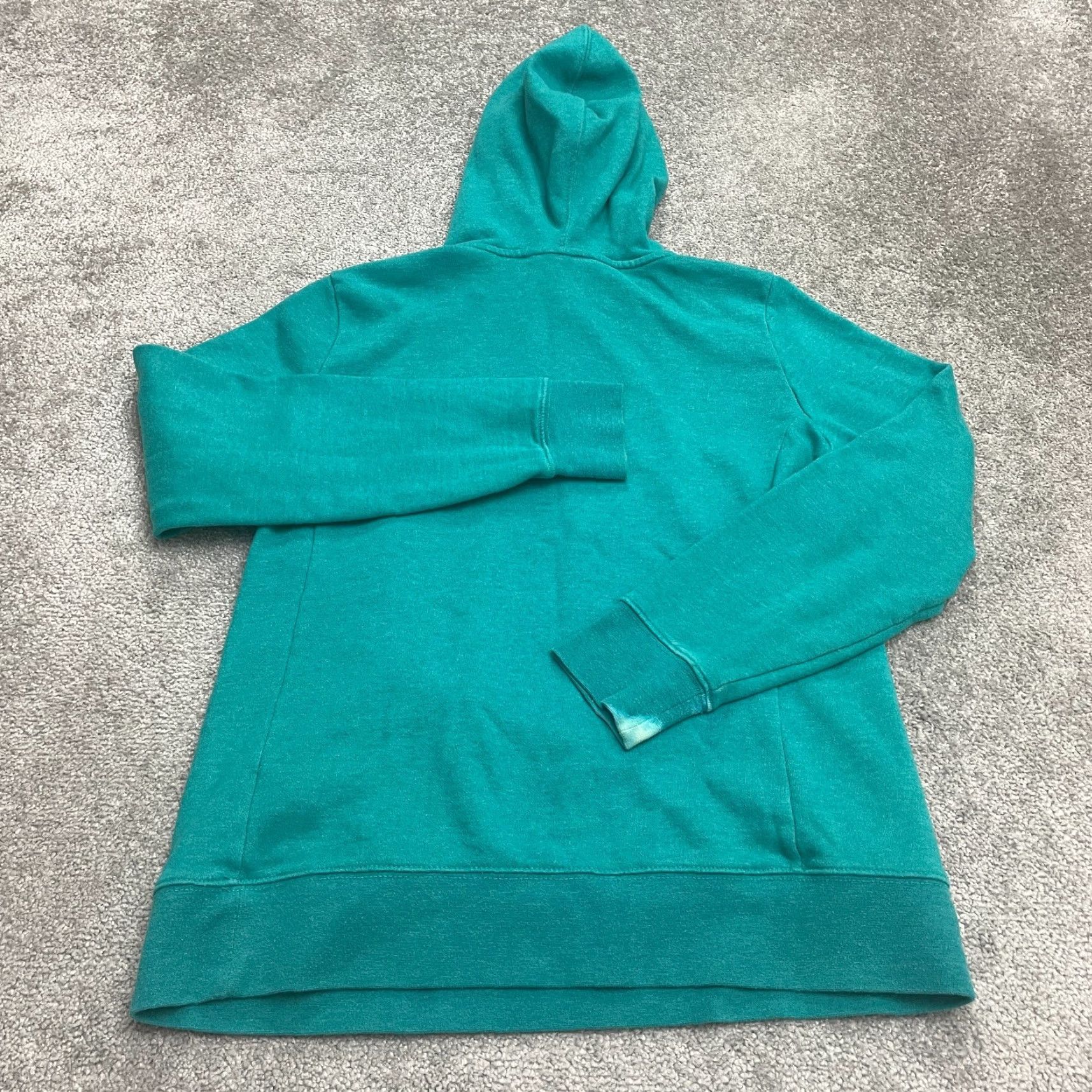 The North Face The North Face Pullover Hoodie Sweatshirt Womens Large Green Logo Casual Hoodie Size L / US 10 / IT 46 - 2 Thumbnail