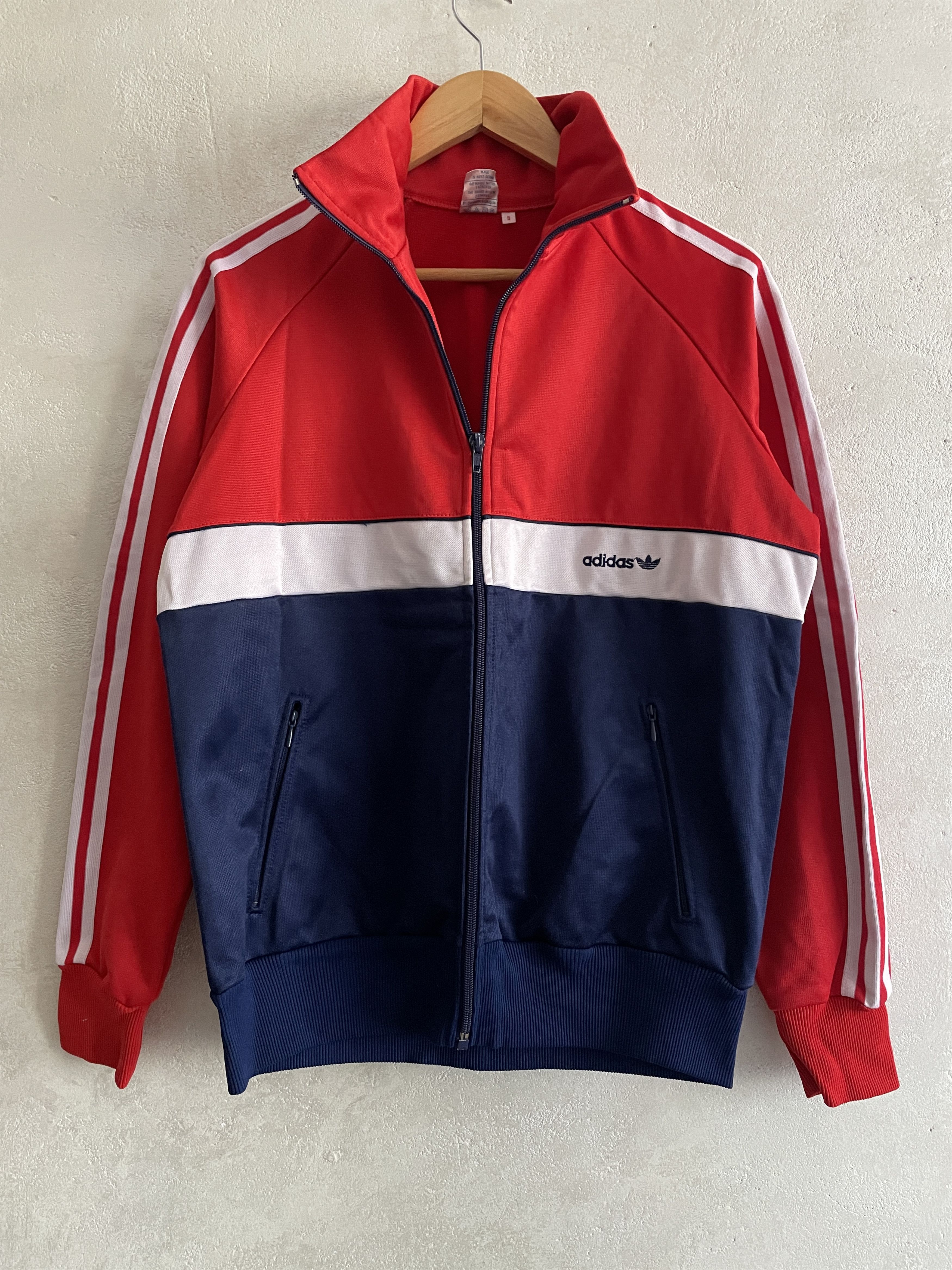 Adidas Vintage Adidas 70s 80s Trefoil Track Jacket West Germany Size US S / EU 44-46 / 1 - 1 Thumbnail