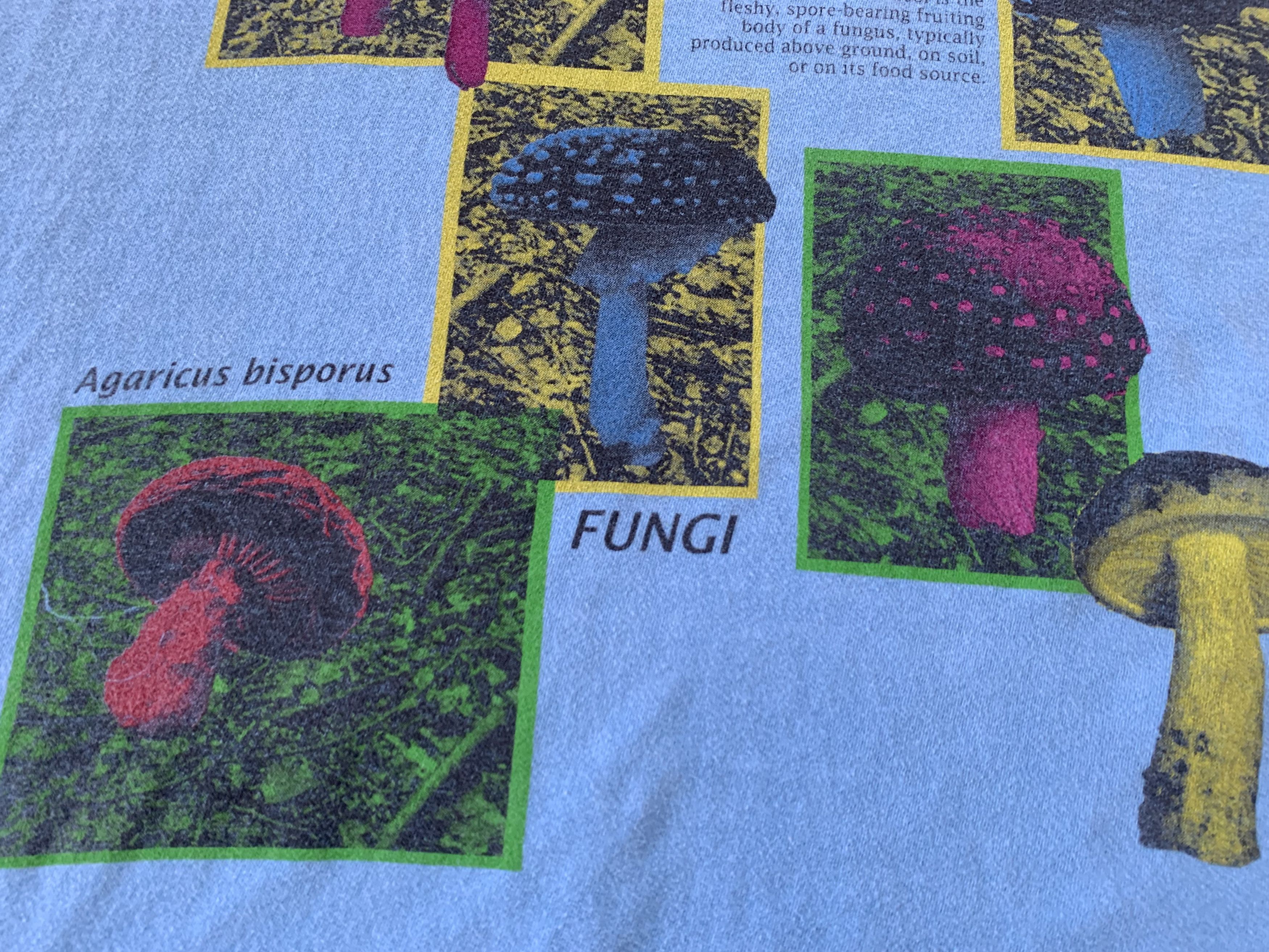 Arts & Science × Vintage Vintage Agaricus Bisporus Mushroom Printed T-Shirt Size US S / EU 44-46 / 1 - 8 Thumbnail