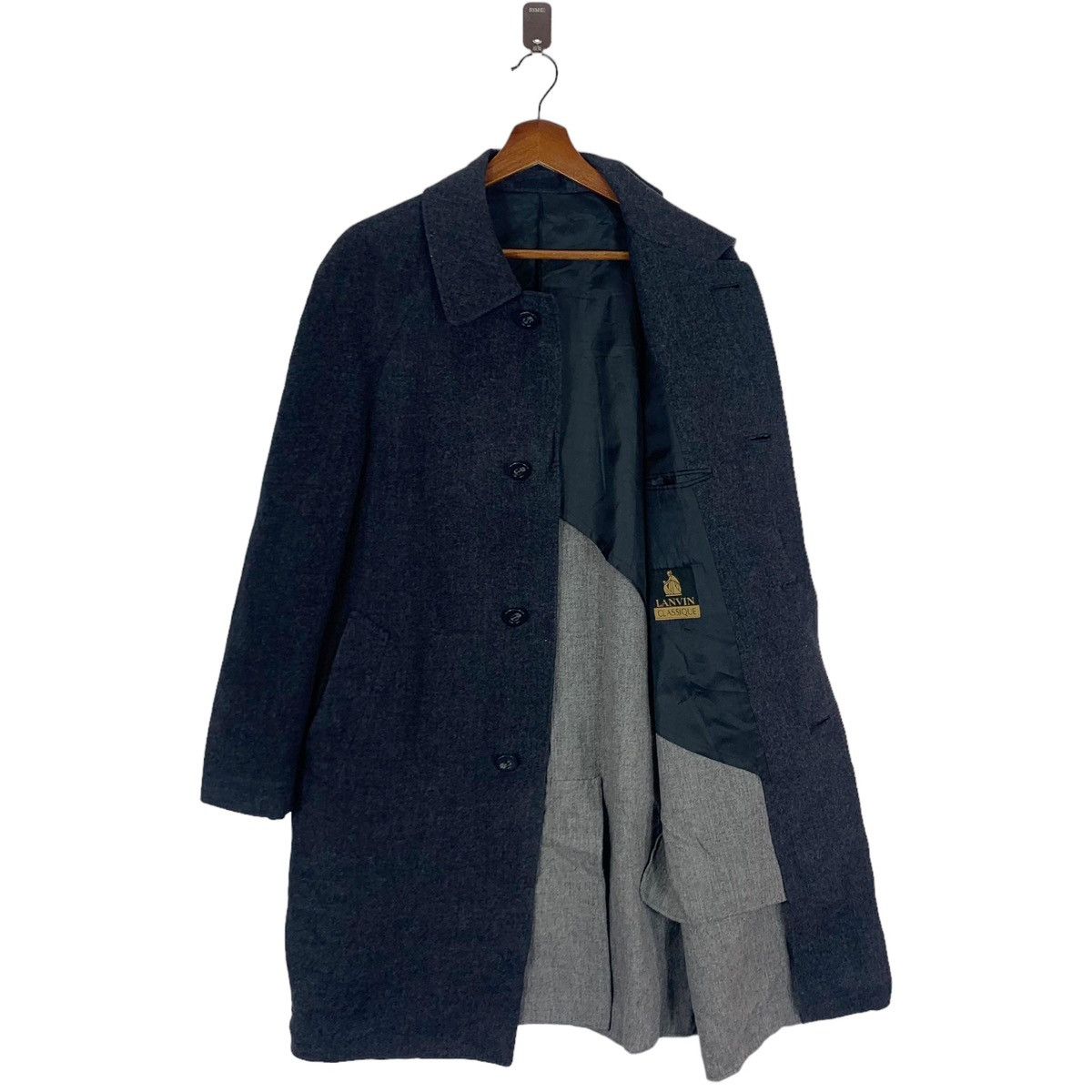 Designer × Lanvin VINTAGE LANVIN WOOL BUTTON COAT Size US M / EU 48-50 / 2 - 5 Thumbnail