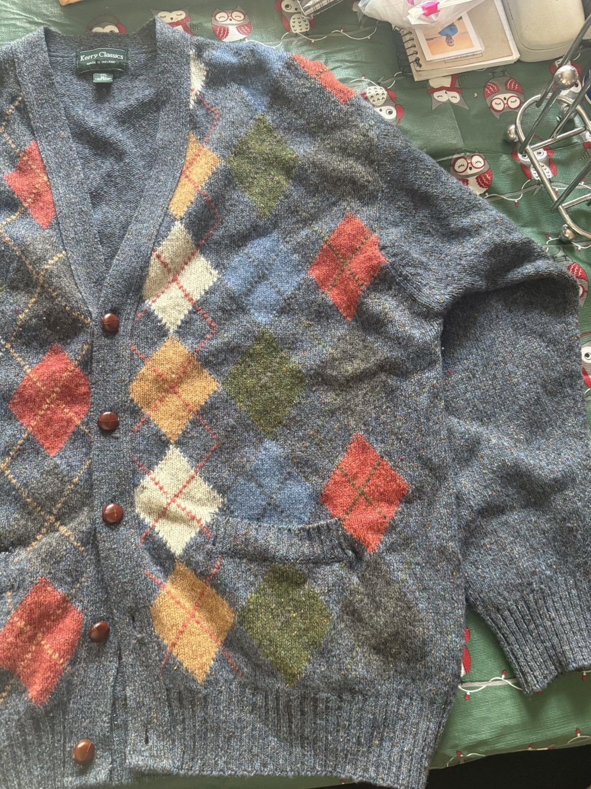 Other Vintage Cardigan Size US XL / EU 56 / 4 - 2 Thumbnail
