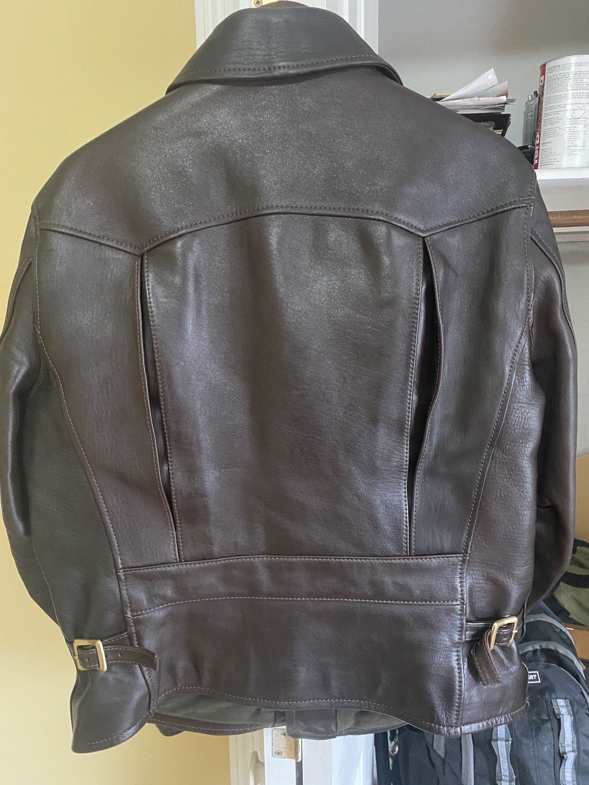 Y'2 Leather Y2 Leather Hand Dyed Horsehide (HR-56) Size US L / EU 52-54 / 3 - 2 Thumbnail