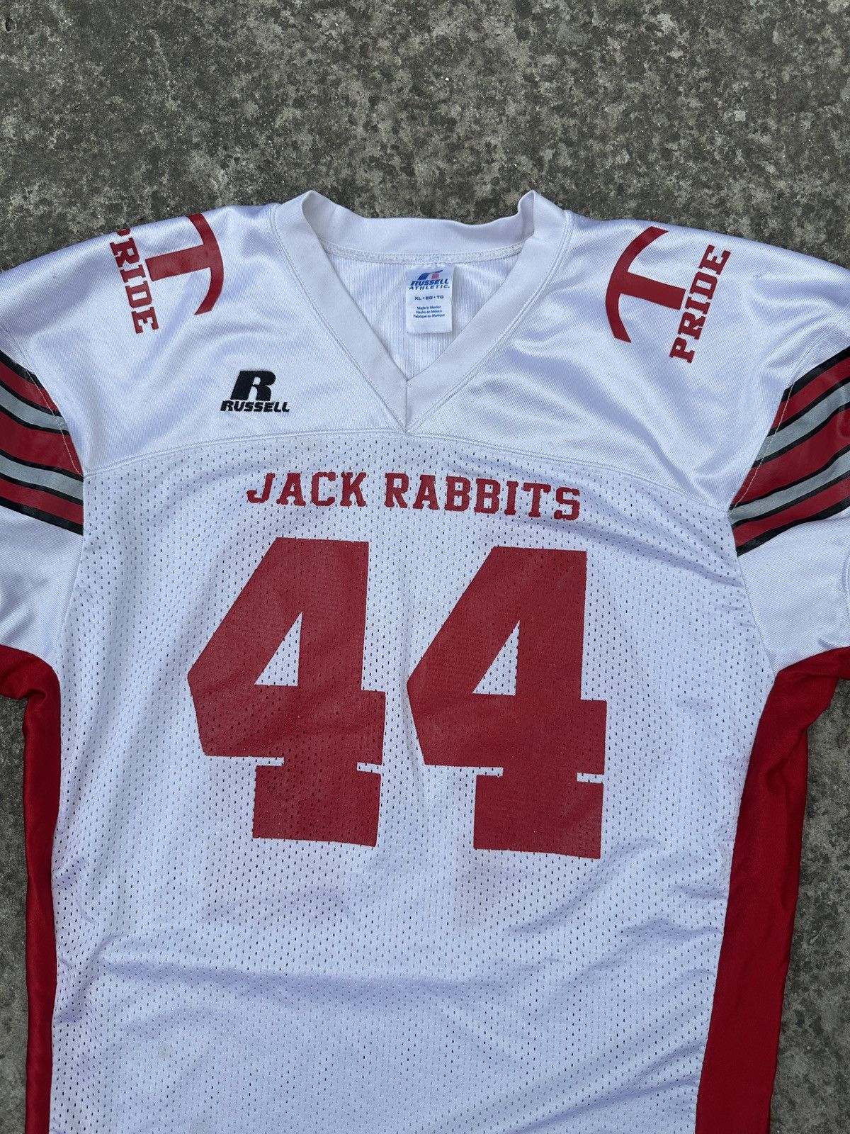 Russell Athletic × Vintage Vintage Russell Pride 44 Jack Rabbits Jersey Streetwear Rare Size US XL / EU 56 / 4 - 2 Thumbnail