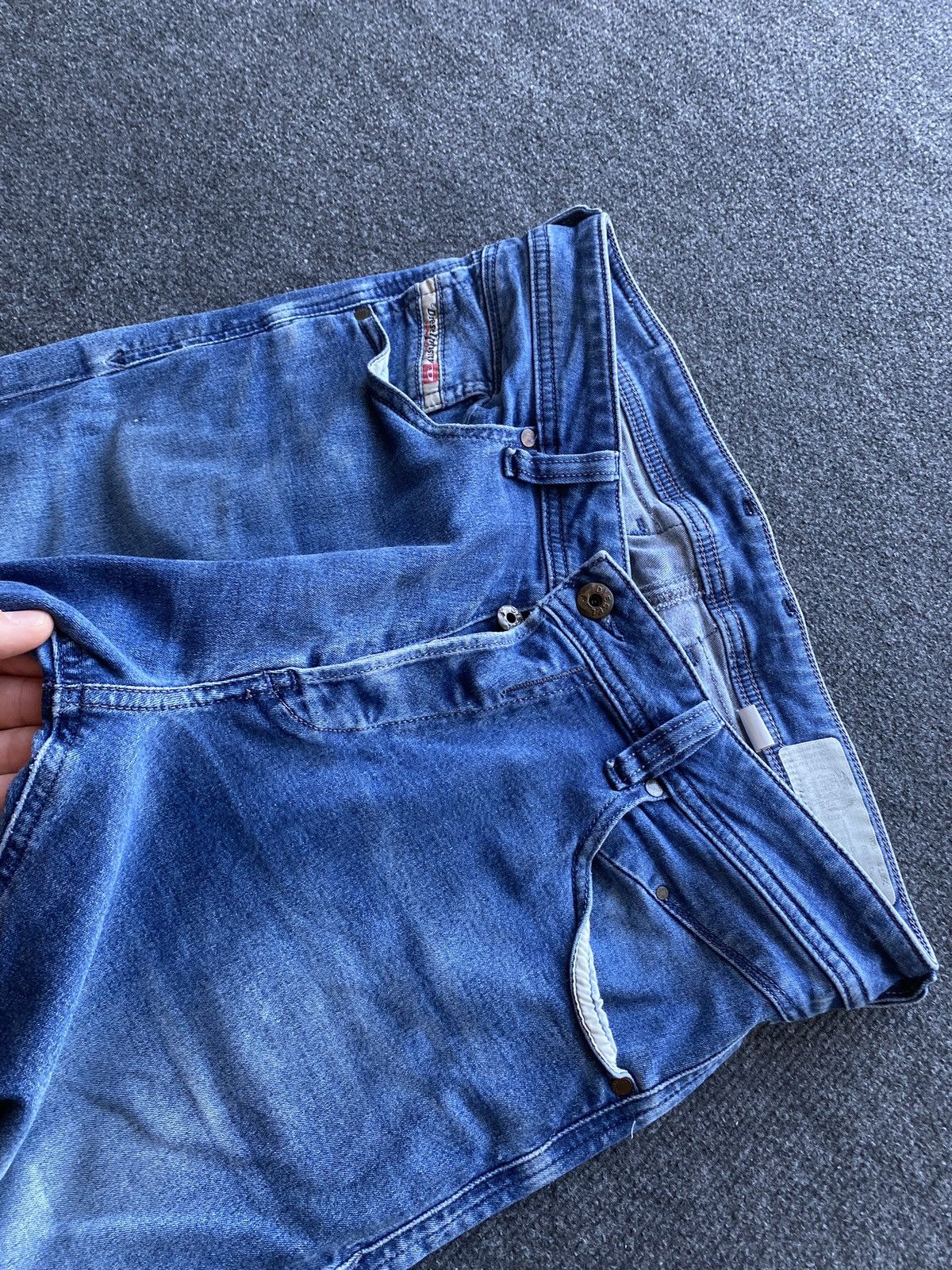 Diesel 🔥Opium Punk Gothic Diesel Blue Jeans Belther-R Slim 30 Size US 30 / EU 46 - 22 Thumbnail