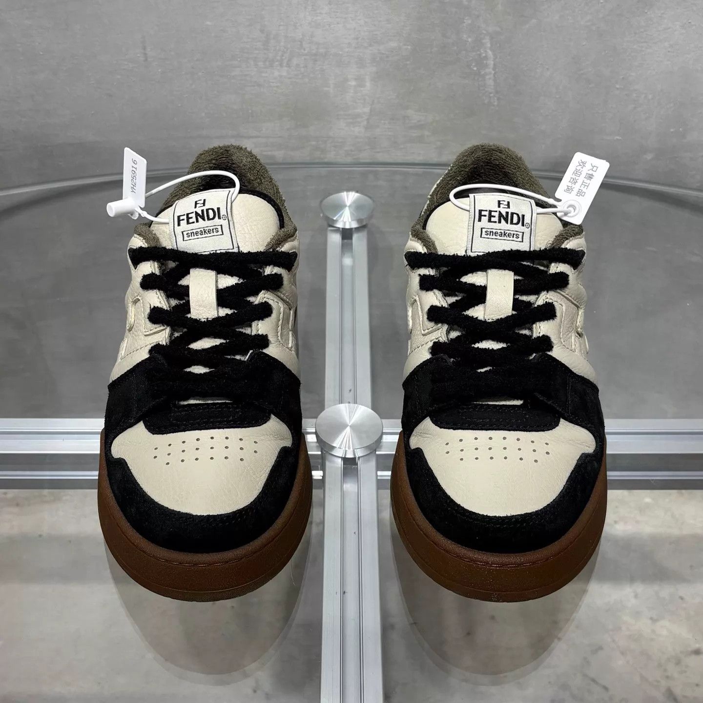Fendi Fendi Match Black/White/Brown Sneakers UK8 42 Size US 9 / EU 42 - 1 Thumbnail