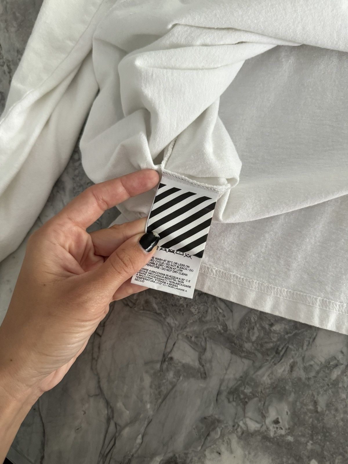 Off-White OFF WHITE TRIANGLE PLANET Long-Sleeve Tee White Size US L / EU 52-54 / 3 - 7 Thumbnail