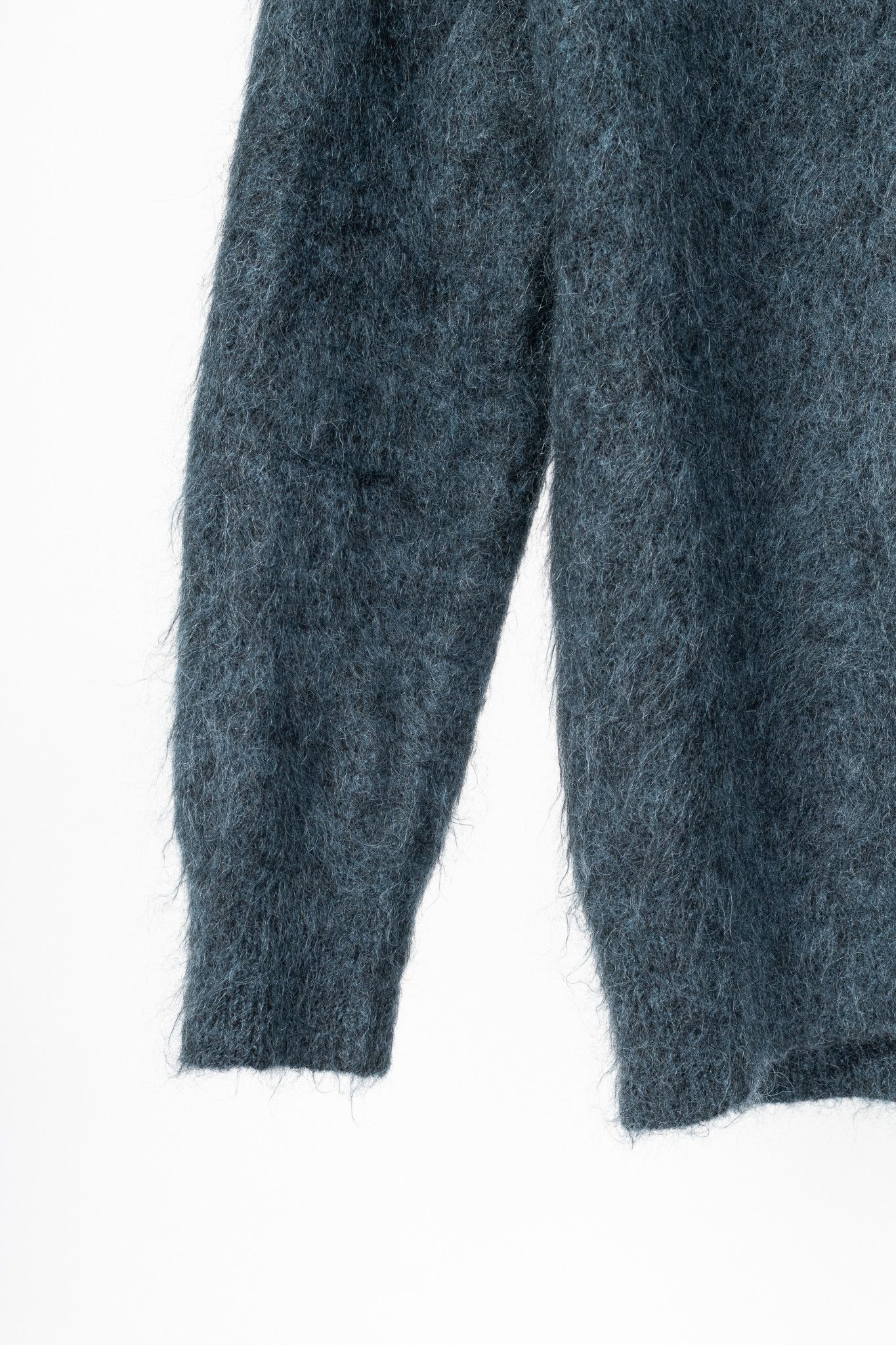 Acne Studios Acne Studios Blue Wool & Mohair V-Neck Sweater Size XS / US 0-2 / IT 36-38 - 6 Thumbnail