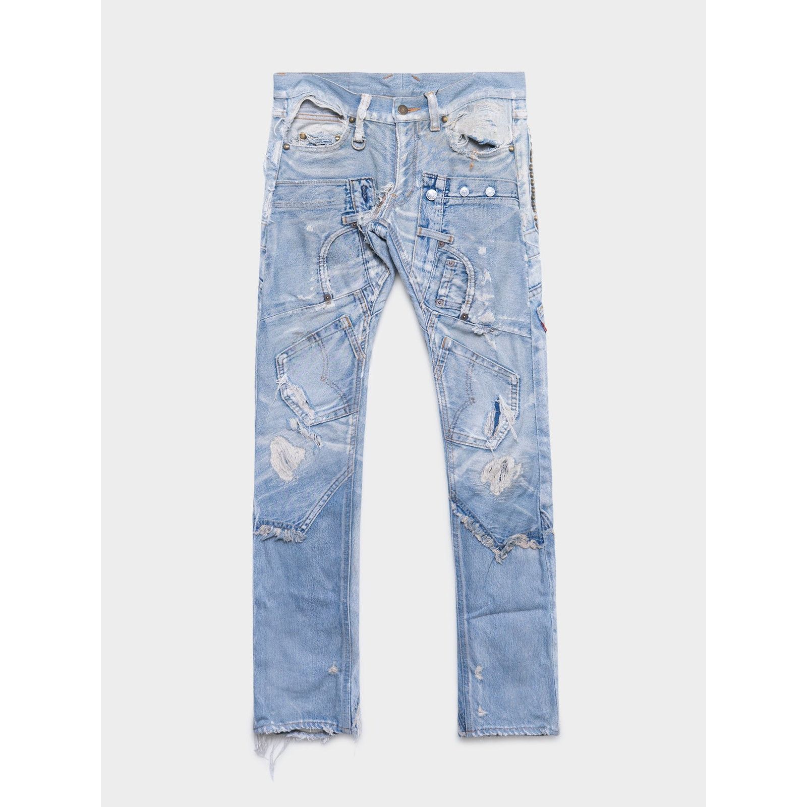 20471120 Paper x Mastermind Reconstructed Jeans Size US 29 - 1 Thumbnail