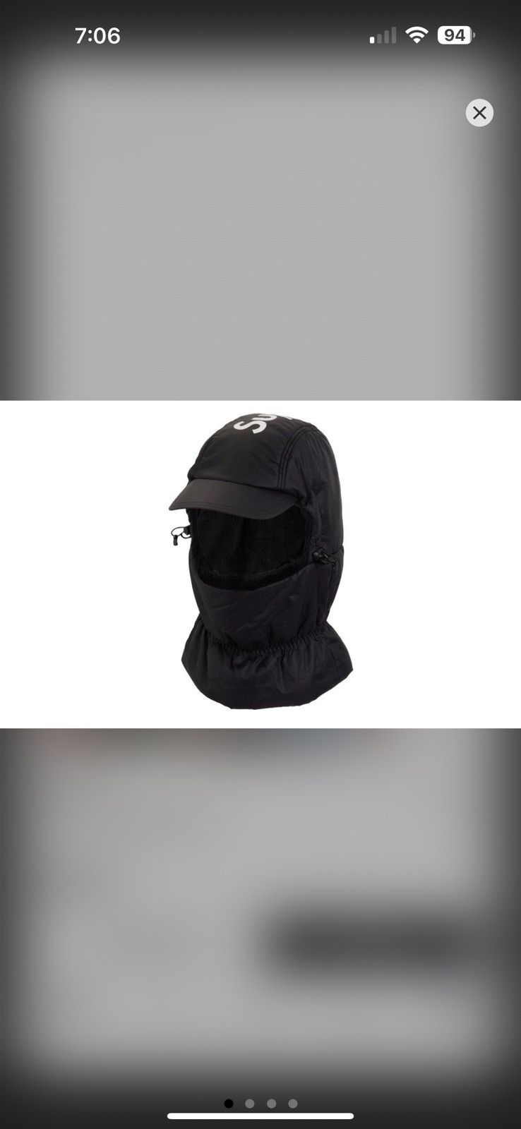 Supreme Supreme Cordura Puffer Balaclava Size ONE SIZE - 2 Thumbnail