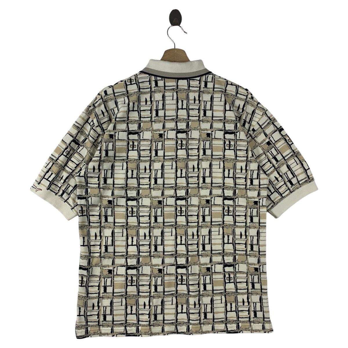 Greg Norman Vintage GREG NORMAN checkered design polo tee Size US S / EU 44-46 / 1 - 4 Thumbnail