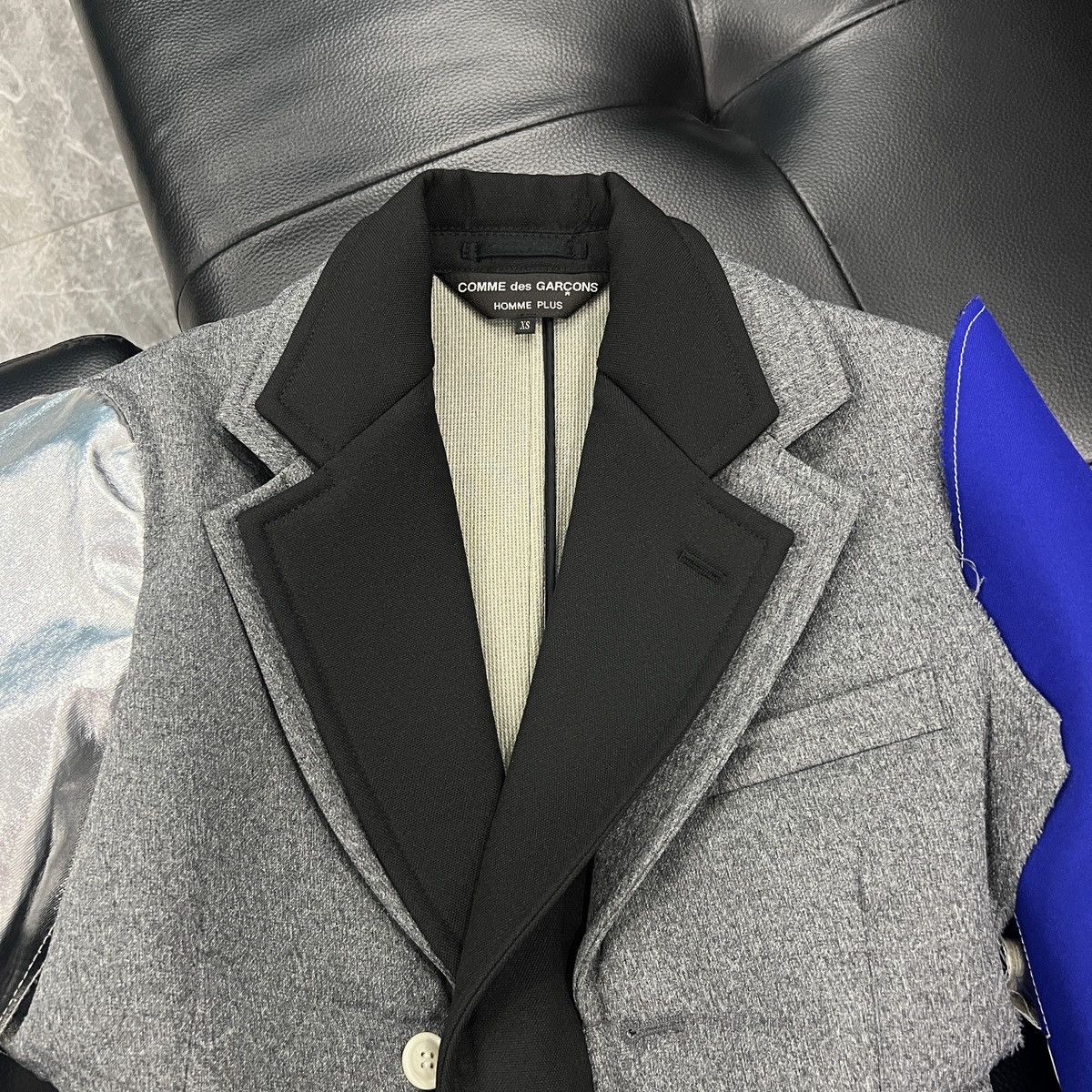 Comme des Garcons Homme Plus Comme des Garçons Homme Plus SS21 Runway Deconstructed Bonde Size 40S - 12 Thumbnail