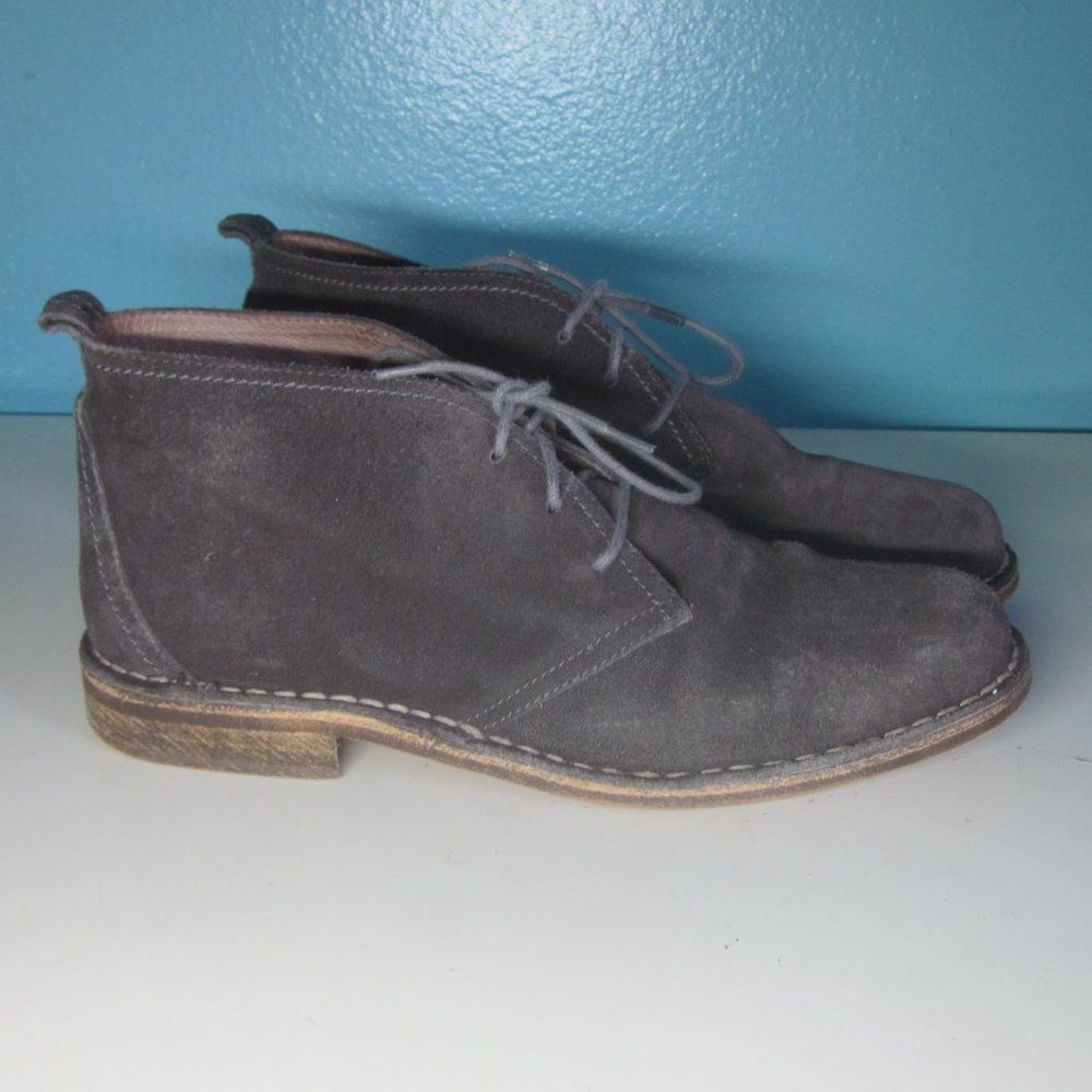 Other Eric Michael Gray Suede Lace Up Booties Size 37 / 6.5 Size US 7 / IT 37 - 6 Thumbnail