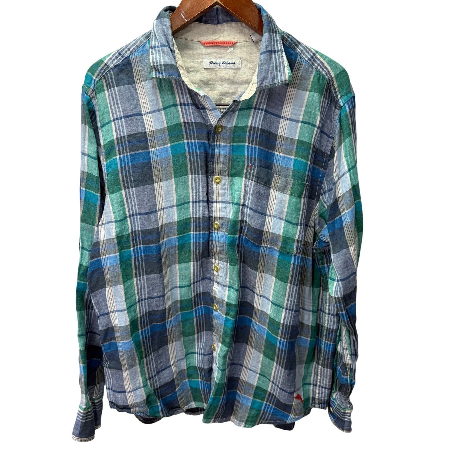 Tommy Bahama Tommy Bahama Men's Shirt sz Large 100% Linen # G672 Size US L / EU 52-54 / 3 - 3 Thumbnail