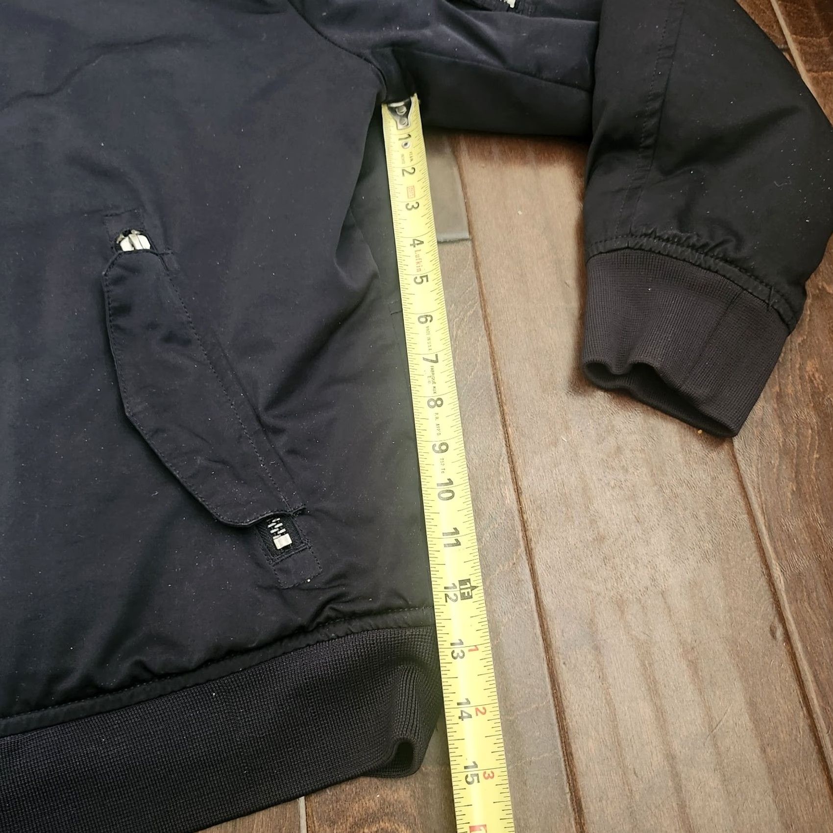 H&M H&M Bomber Jacket Mens XL Black Full Zip (Minor Stains) Size US XL / EU 56 / 4 - 7 Thumbnail