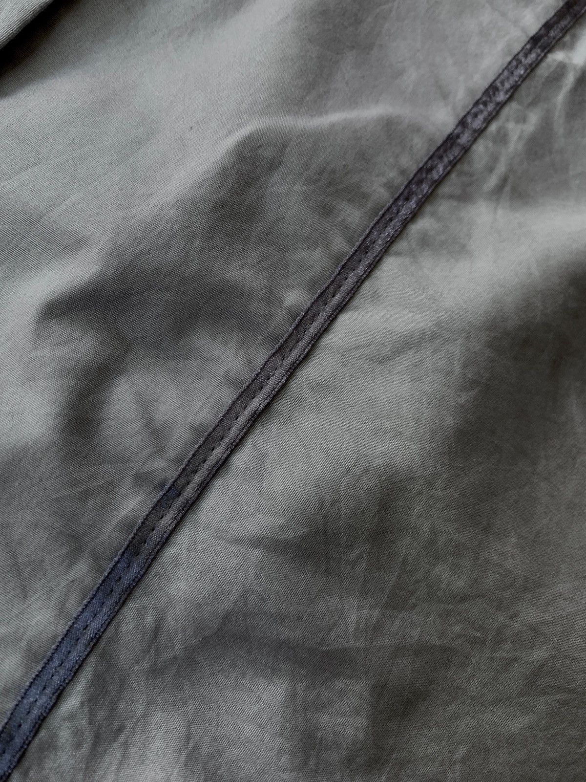 Yohji Yamamoto FREE TAX! AAR Ribbon Paneled Open Collar Shirt Size US M / EU 48-50 / 2 - 4 Thumbnail