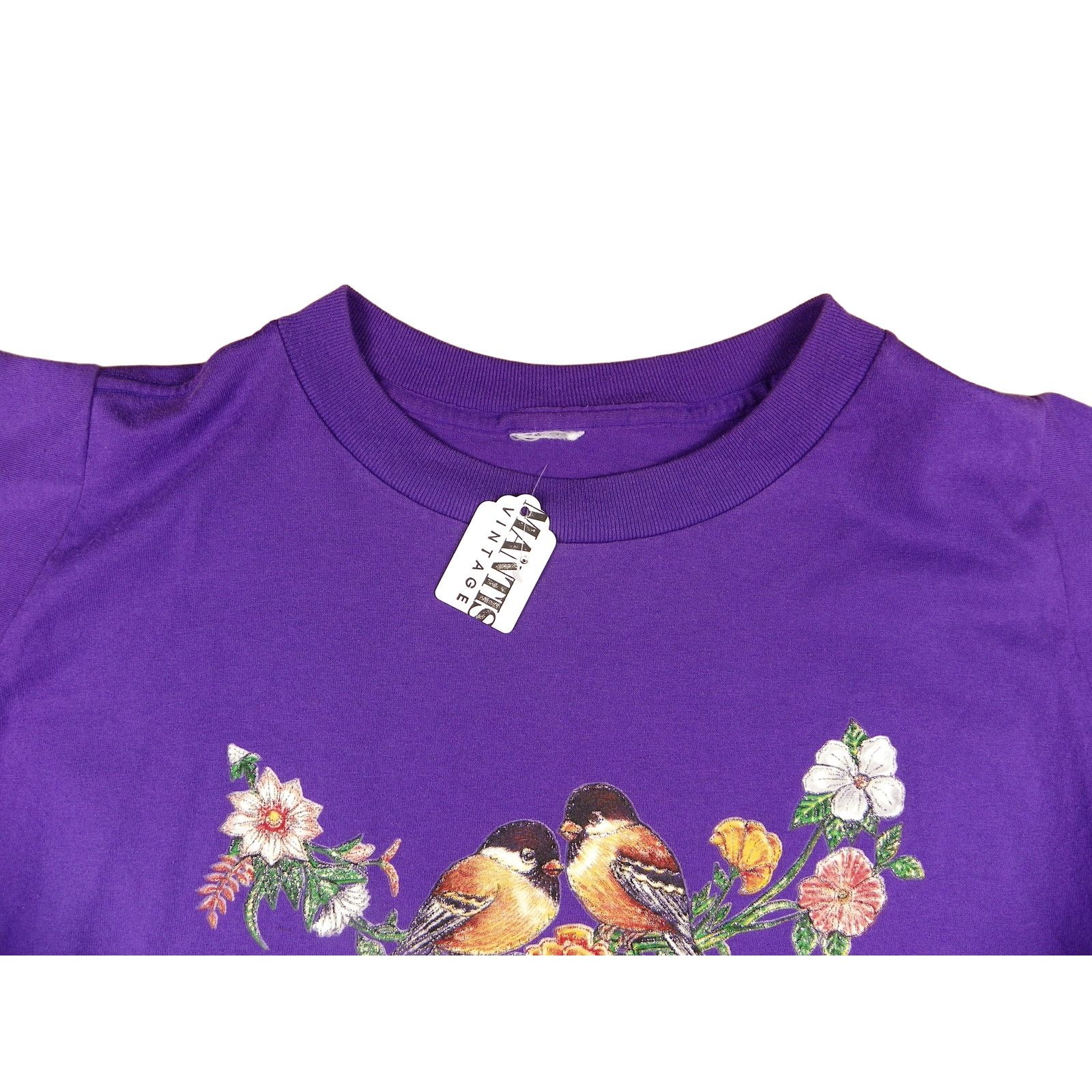 Vintage Vintage Women's Arizona Bird Purple Single Stitch T-Shirt Size M / US 6-8 / IT 42-44 - 3 Thumbnail
