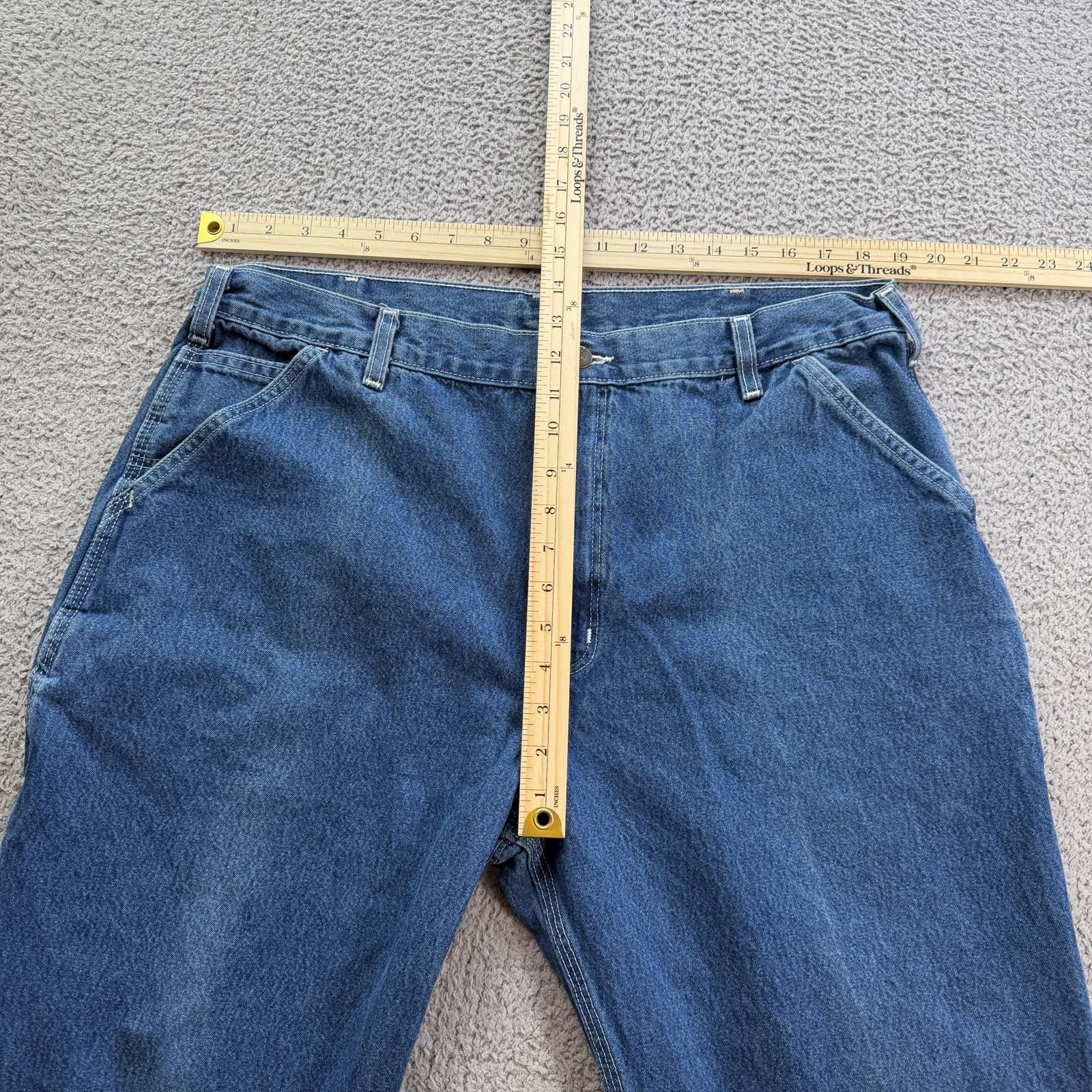Carhartt Carhartt B13 DST Dungaree Fit Carpenter Jeans Mens 40x28 Size US 40 / EU 56 - 3 Thumbnail