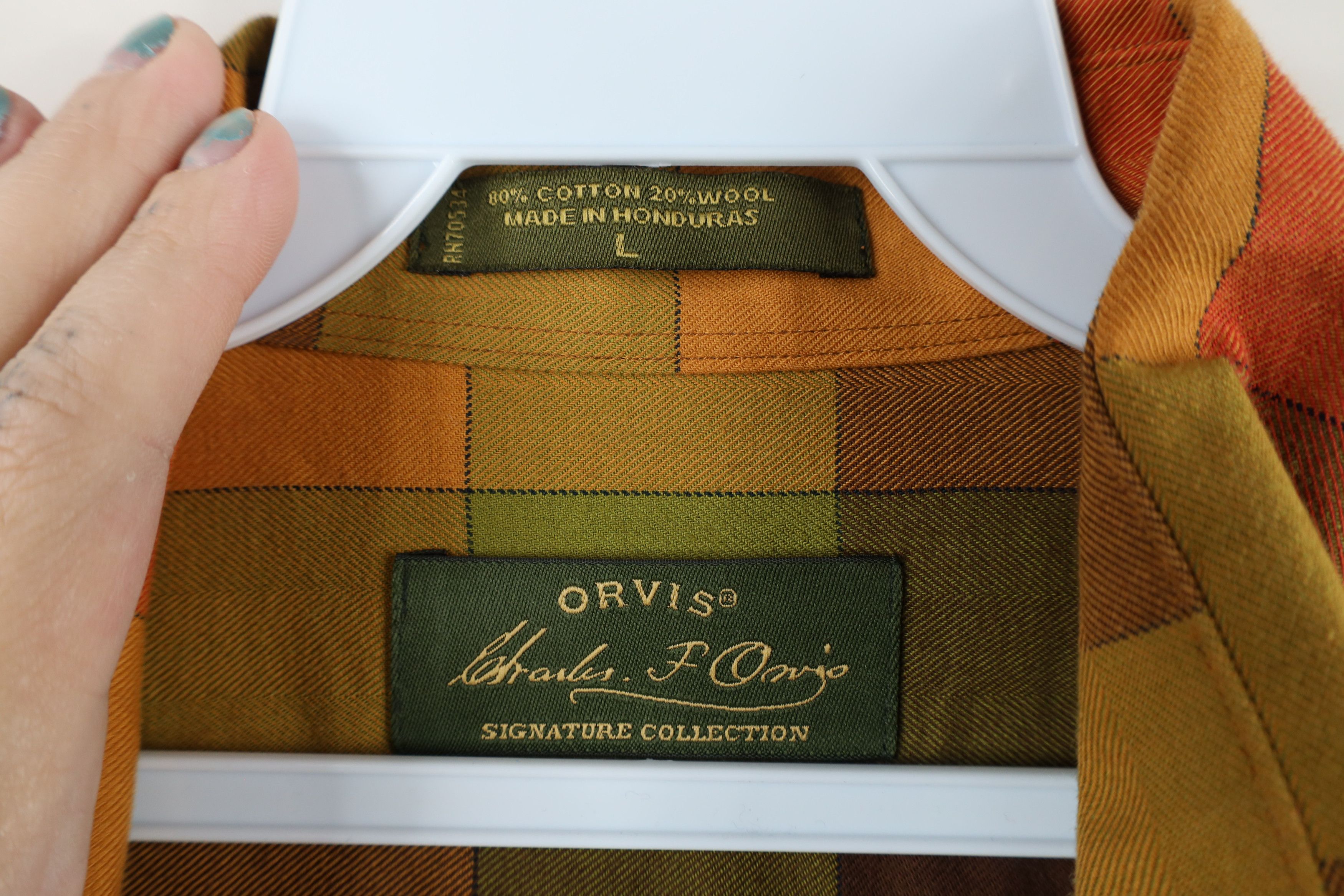 Orvis × Vintage Vintage Orvis Rainbow Madras Plaid Button Down Shirt Size US L / EU 52-54 / 3 - 5 Thumbnail