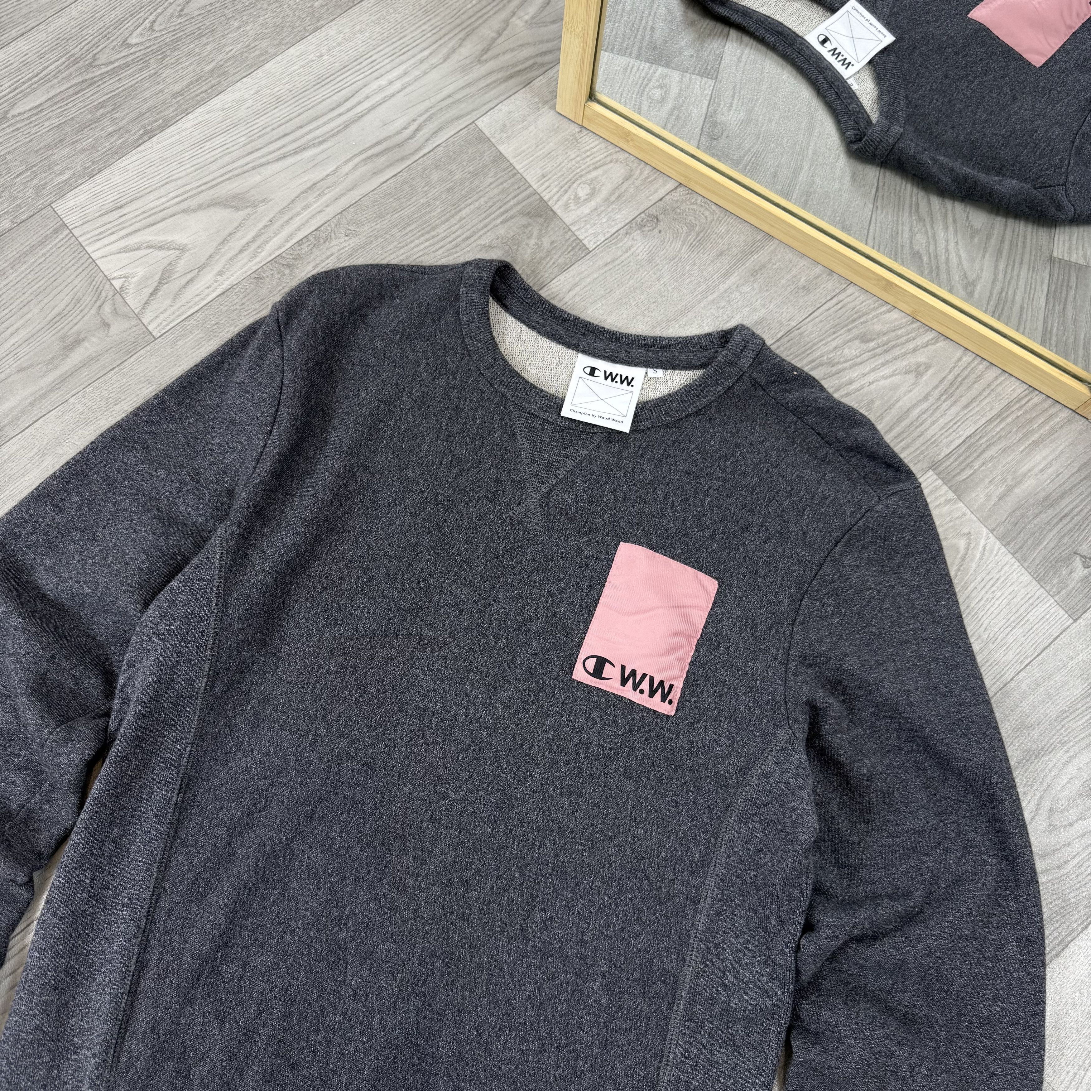 Champion Champion x Wood Wood Grey Crewneck Sweater Size US S / EU 44-46 / 1 - 4 Thumbnail