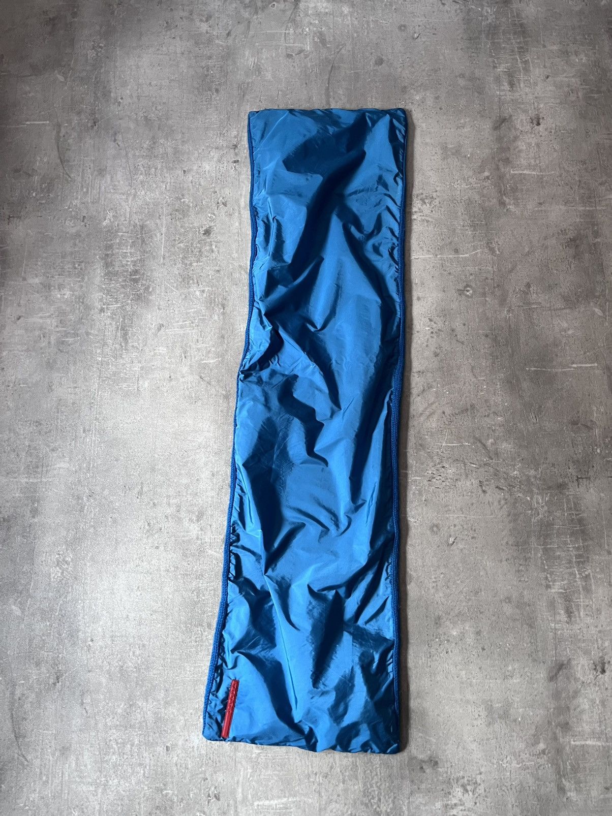 Prada Prada vintage nylon wool scarf blue 00s rare Size ONE SIZE - 6 Thumbnail