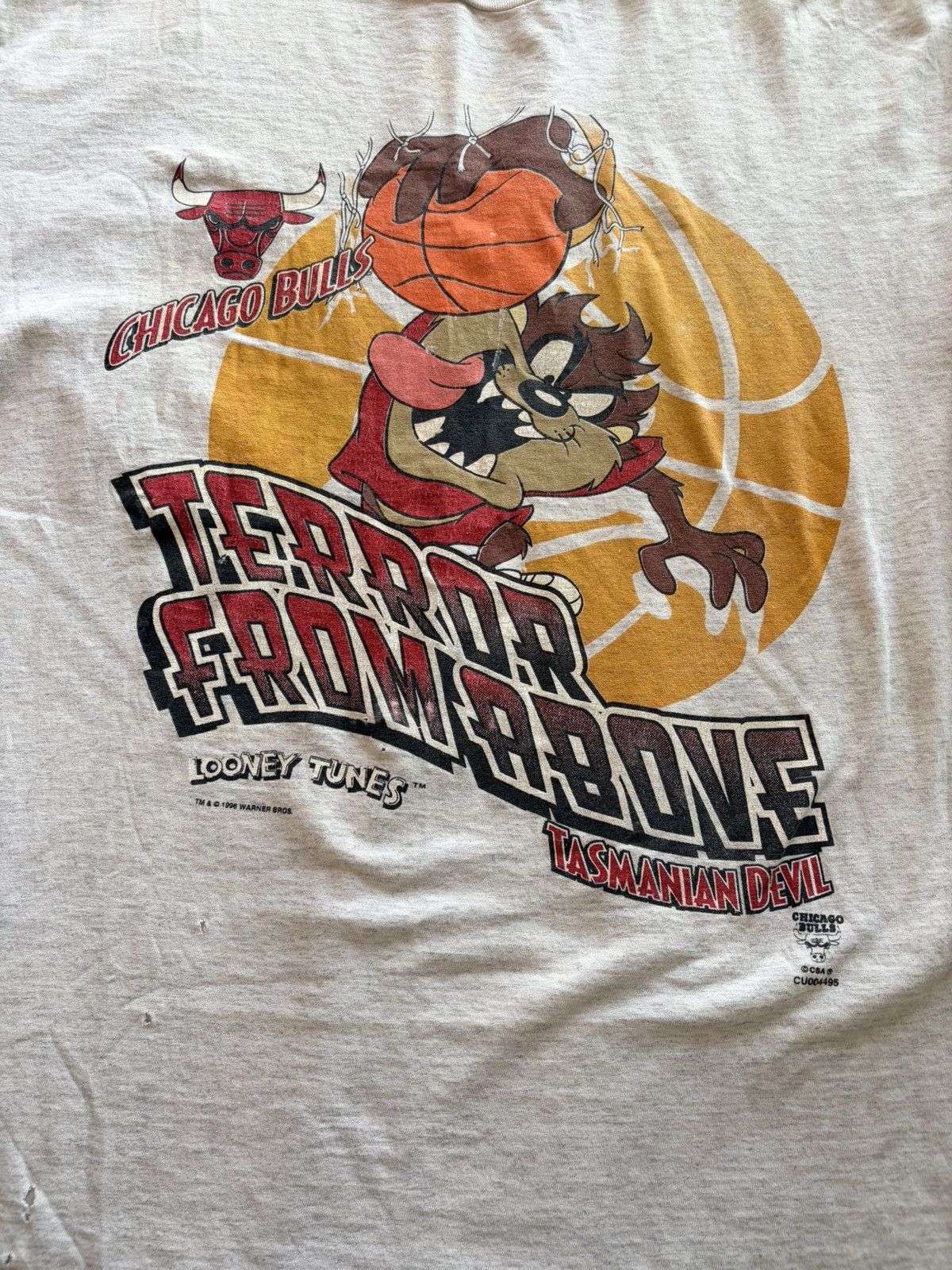 CSA Vintage Taz Chicago Bulls Graphic Shirt Size US L / EU 52-54 / 3 - 2 Thumbnail