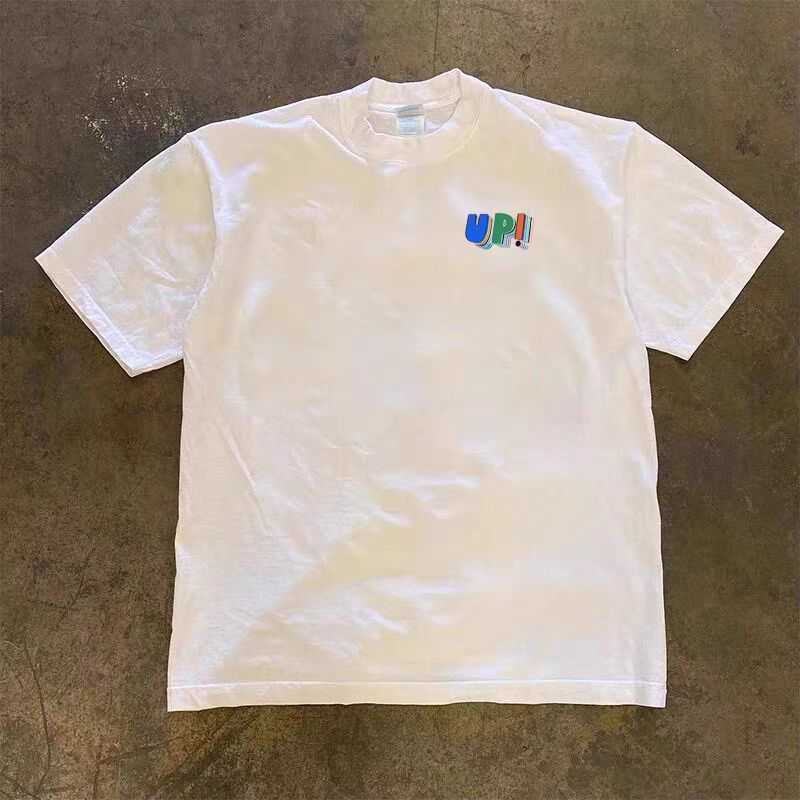 Japanese Brand White Loose Street Print Short Sleeve T-Shirt Size US M / EU 48-50 / 2 - 2 Thumbnail