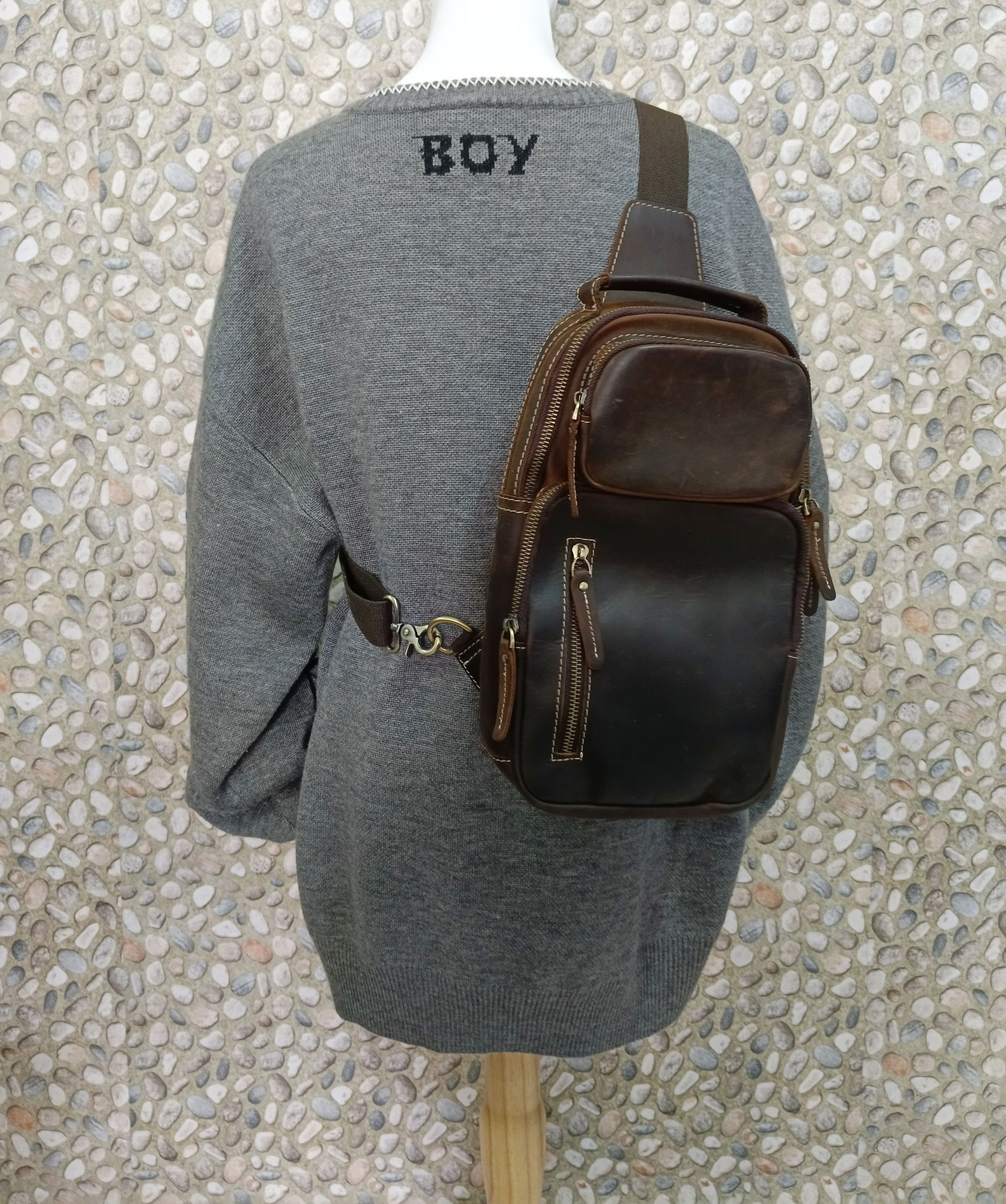 Leather PATINA LEATHER CROSSBODY Size ONE SIZE - 2 Thumbnail