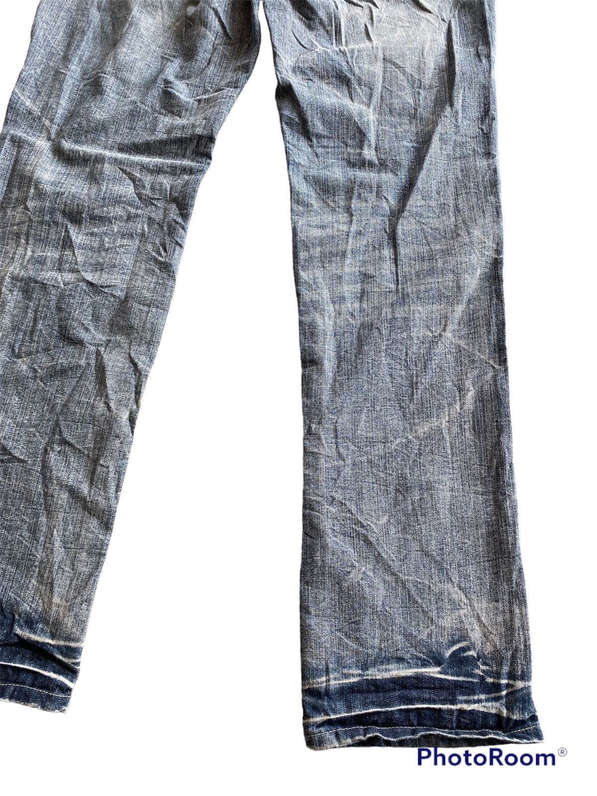 Hysteric Glamour × Japanese Brand Faded Black Japan Real Vintage Distressed Denim p186 Size US 34 / EU 50 - 8 Thumbnail