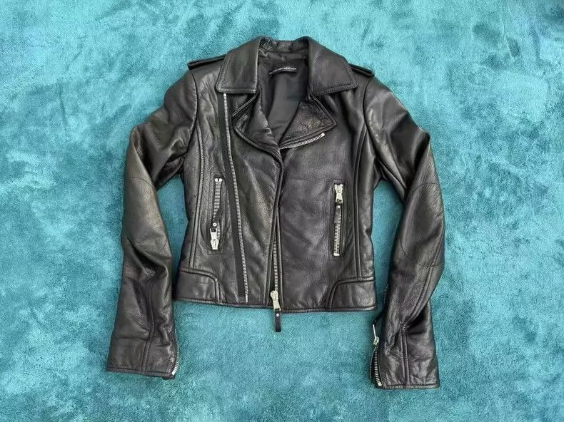 Balenciaga Balenciaga Black Leather Jacket - dmc Size US S / EU 44-46 / 1 - 1 Thumbnail