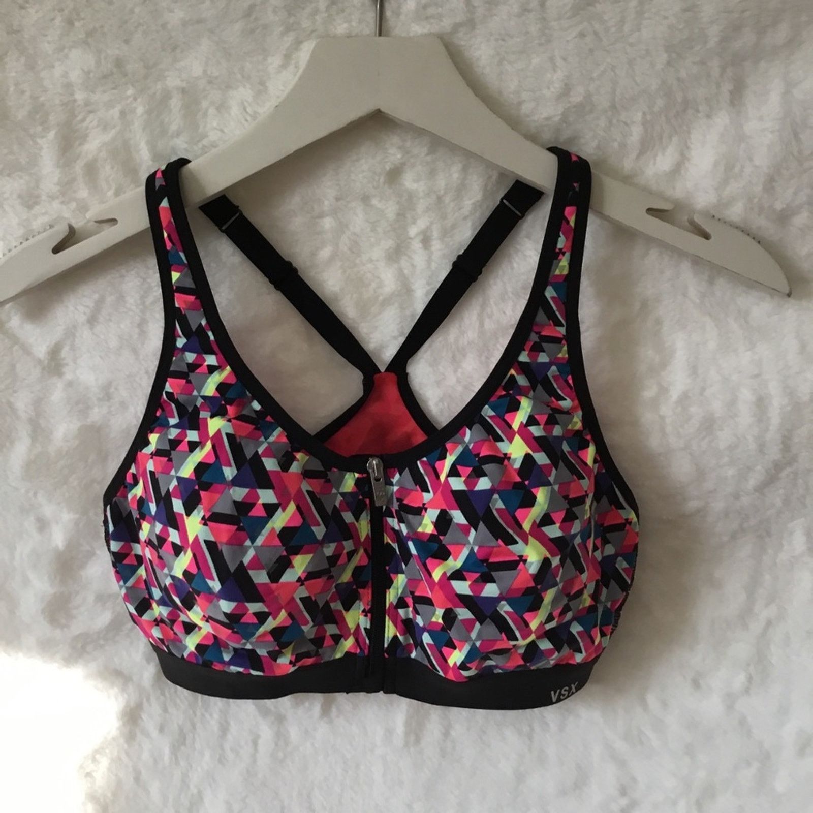Victoria's Secret Victoria Secret VSX Multi-Color Sport Bra Size ONE SIZE - 2 Thumbnail