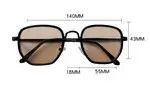 VIBE Retro punk sunglasses Size ONE SIZE - 4 Thumbnail