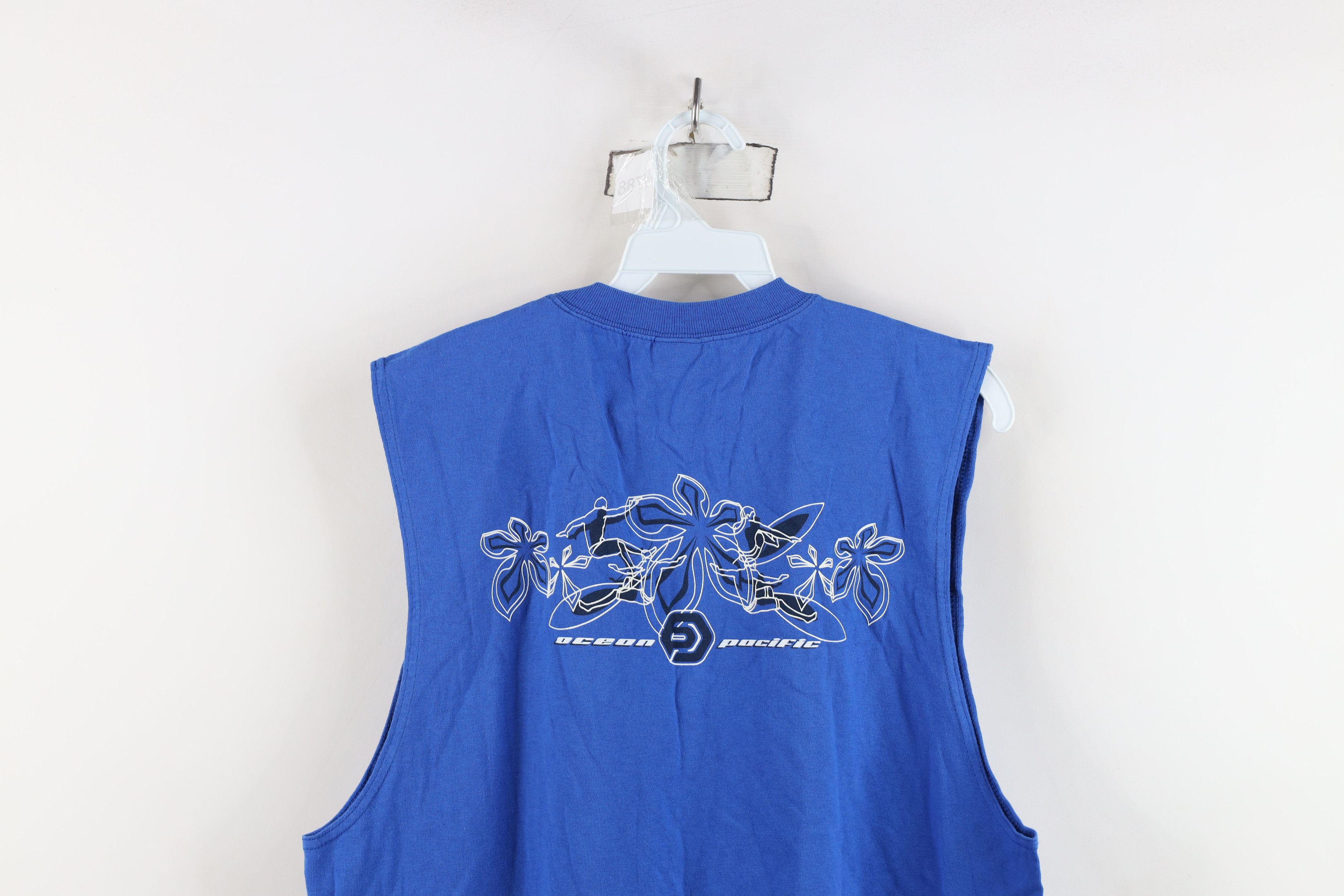 Ocean Pacific Vintage 90s Y2K Ocean Pacific OP Surf Sleeveless T-Shirt Size US L / EU 52-54 / 3 - 8 Thumbnail