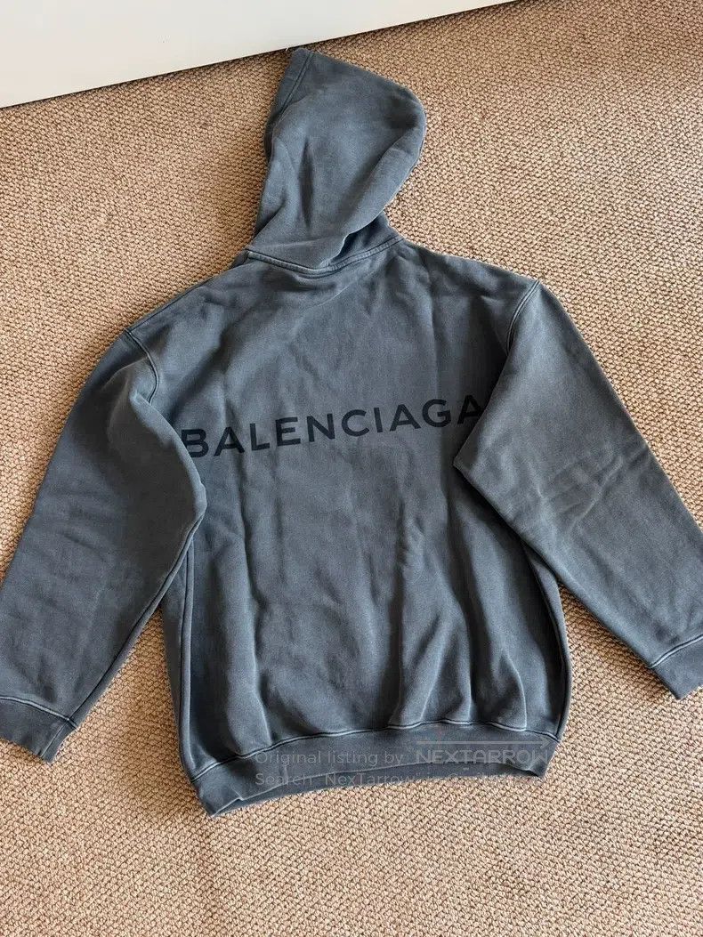 Balenciaga Balenciaga Hoodie Smoke Gray S Size Size US S / EU 44-46 / 1 - 4 Thumbnail