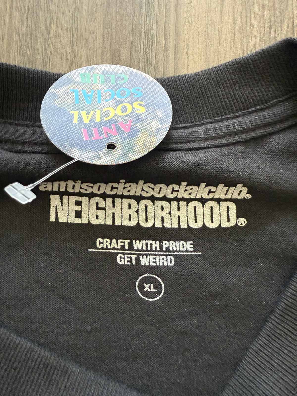 Anti Social Social Club Anti Social Social Club x Neighborhood tee Black Size XL Size US XL / EU 56 / 4 - 3 Thumbnail