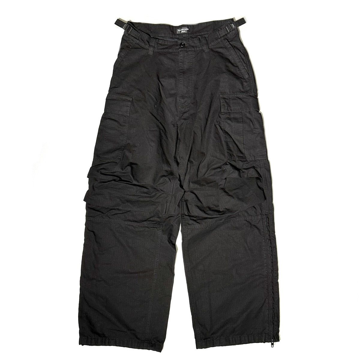 Balenciaga BALENCIAGA FW23 FLARED CARGO PANTS Size US 34 / EU 50 - 9 Thumbnail