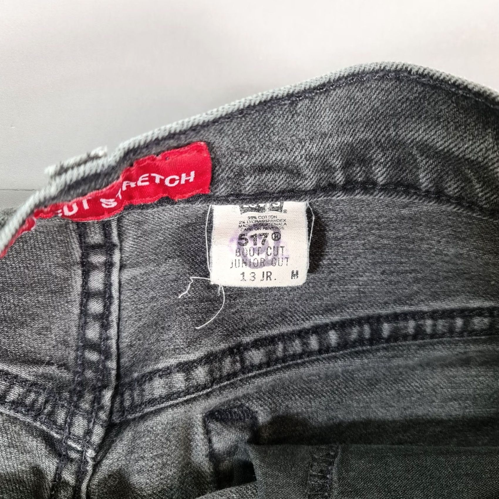 Levi's Levi's Jeans 517 Womens Grey W30 L31 Mid Rise Bootcut Stretch Denim 90s Vintage City Modern 5-Pocket Mens Womens Girls Size 30" / US 8 / IT 44 - 4 Thumbnail