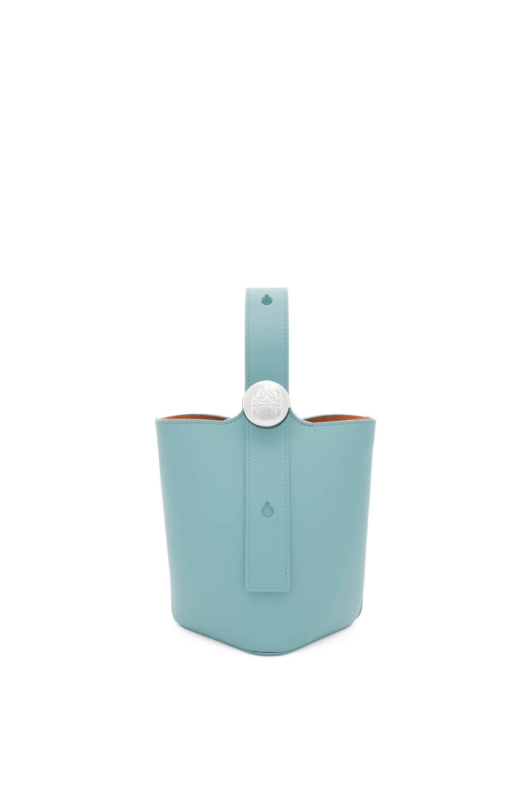 Loewe o1in1g0426 Size: OS/ Mini Pebble Bucket Bag in Blue Size ONE SIZE - 1 Thumbnail