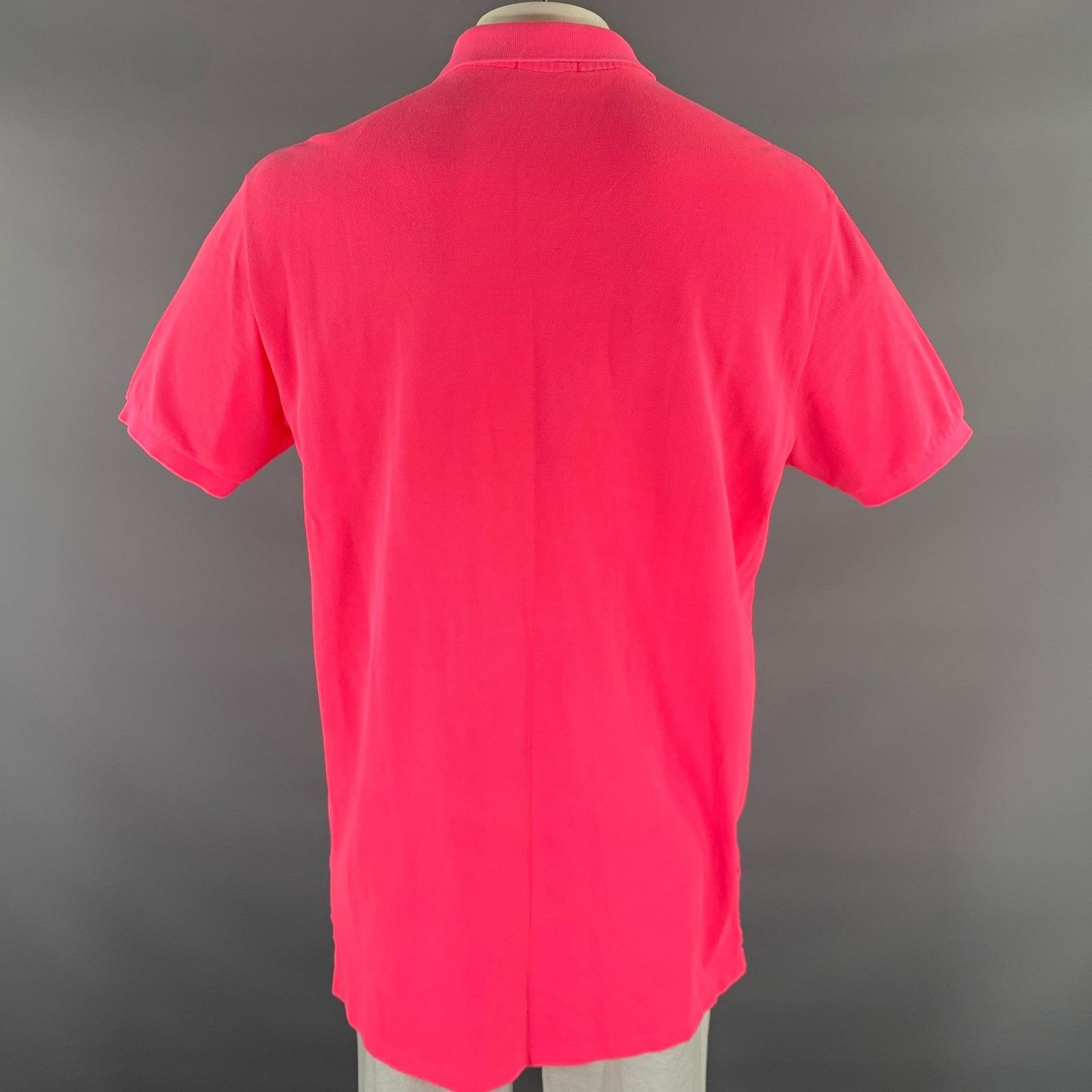 Polo Ralph Lauren POLO by RALPH LAUREN Size XL Pink Neon Pink Cotton Polo Size US XL / EU 56 / 4 - 3 Thumbnail