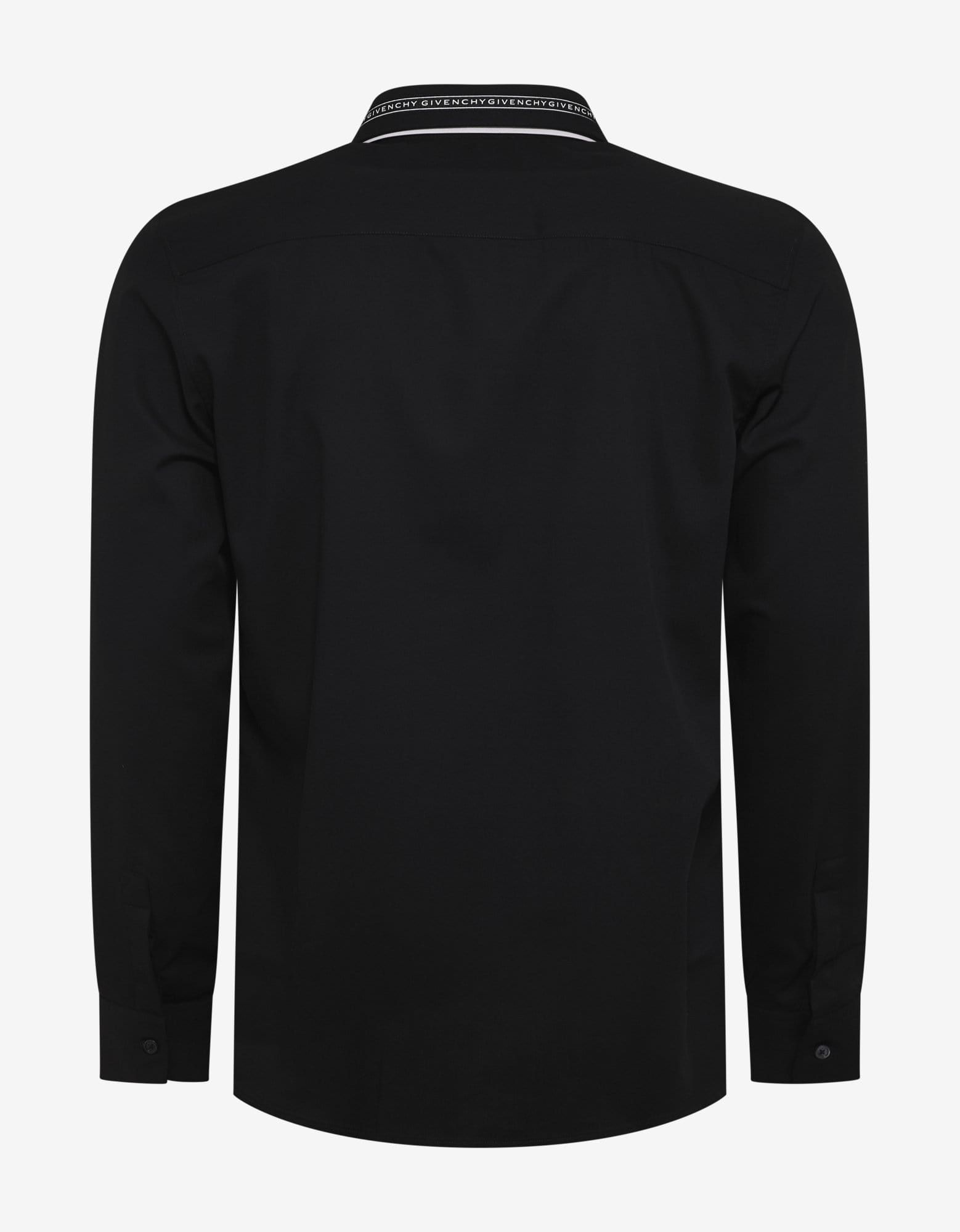 Givenchy Givenchy Black Logo Collar Shirt SIZE 42 Size US L / EU 52-54 / 3 - 6 Thumbnail