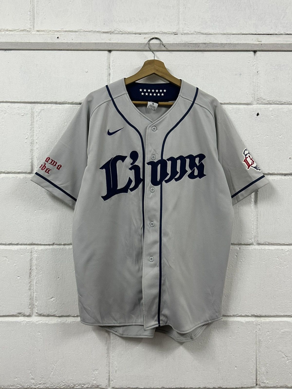 Nike Nike Lions Saitama Seibu Baseball Jersey Shirt Size US XL / EU 56 / 4 - 1 Thumbnail