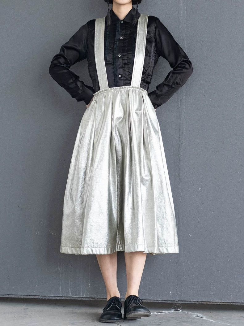 Comme des Garcons COMME des GARCONS Black Satin Ruffle Shirt - dmc Size US M / EU 48-50 / 2 - 1 Thumbnail