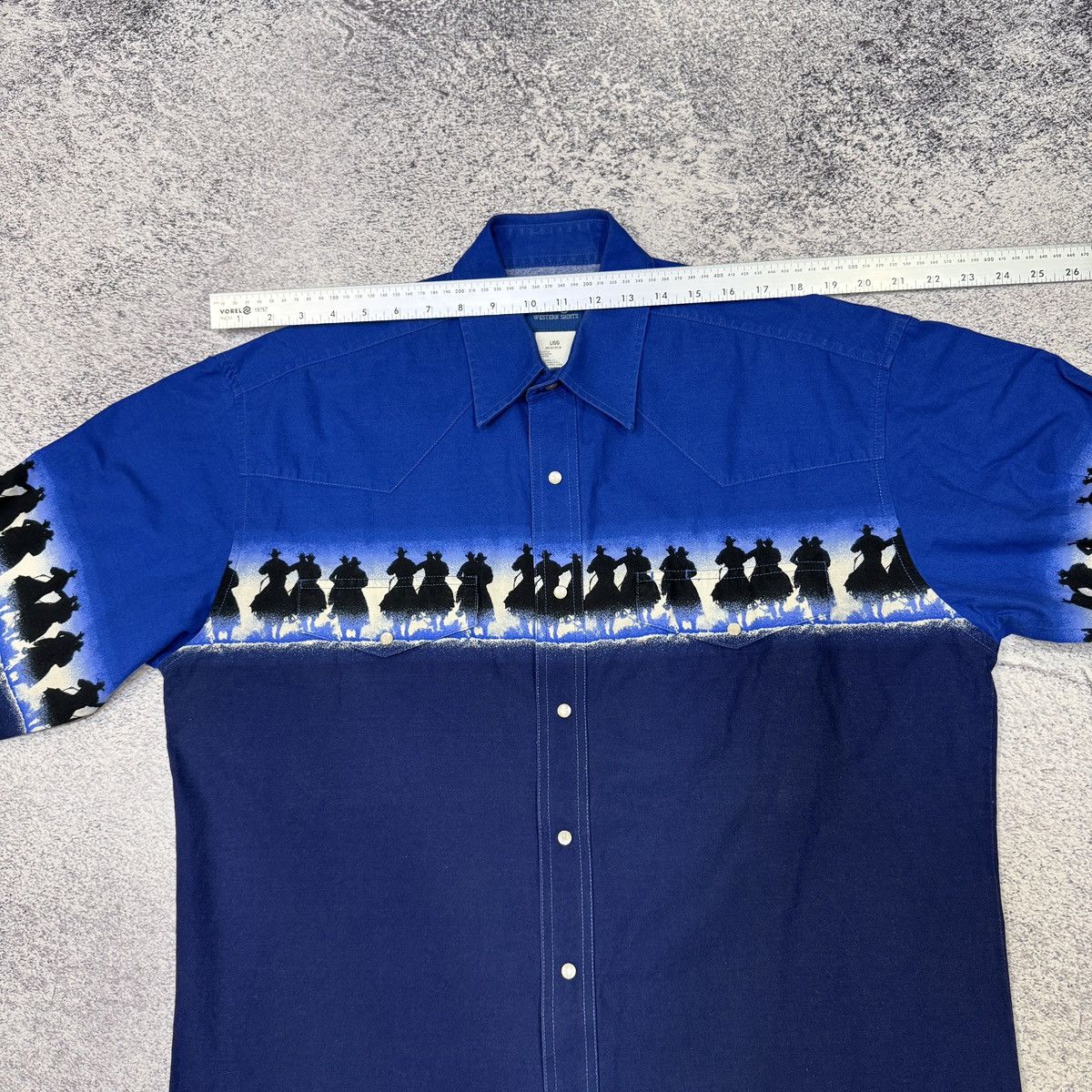 Wrangler Vintage Wrangler Western Shirt Wrap Around Print Sunset L Size US L / EU 52-54 / 3 - 15 Thumbnail