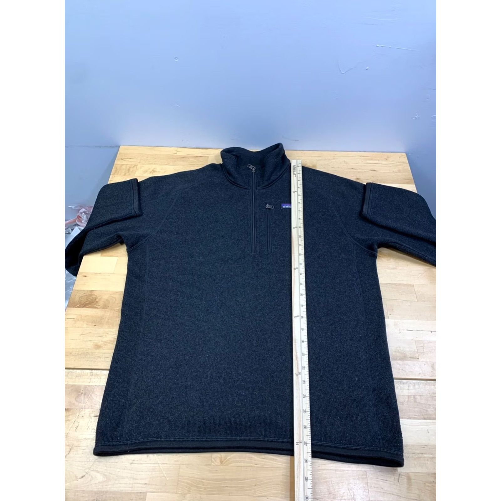 Patagonia Patagonia Sweater 1/4 Zip Men M Black Pullover Outdoor Casual Knit Fleece Logo 13286 Size US M / EU 48-50 / 2 - 6 Thumbnail