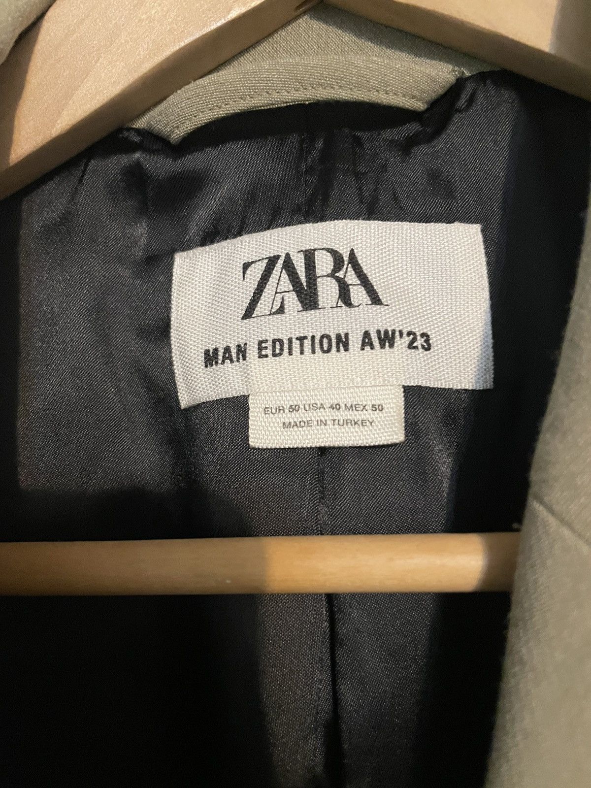 Zara Limited Edition Oversized Blazer Size 40 Size 40R - 3 Thumbnail